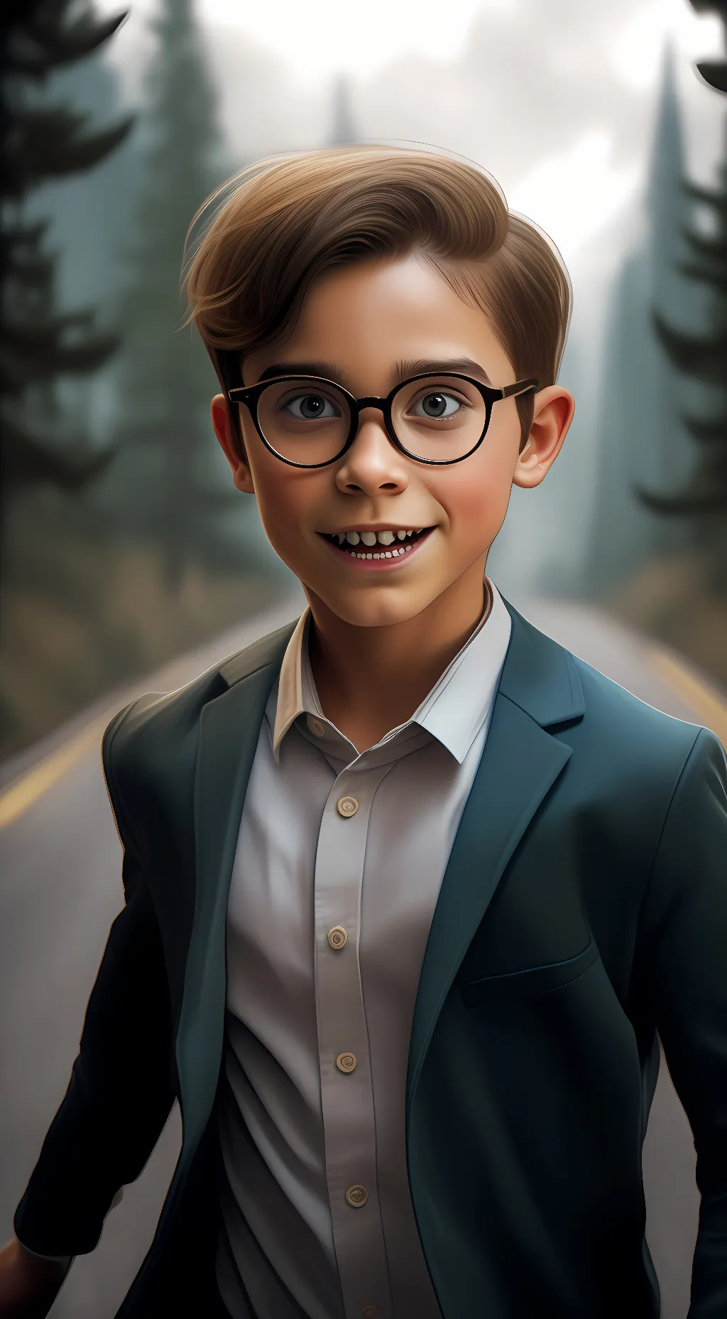 ai character: a nerd background