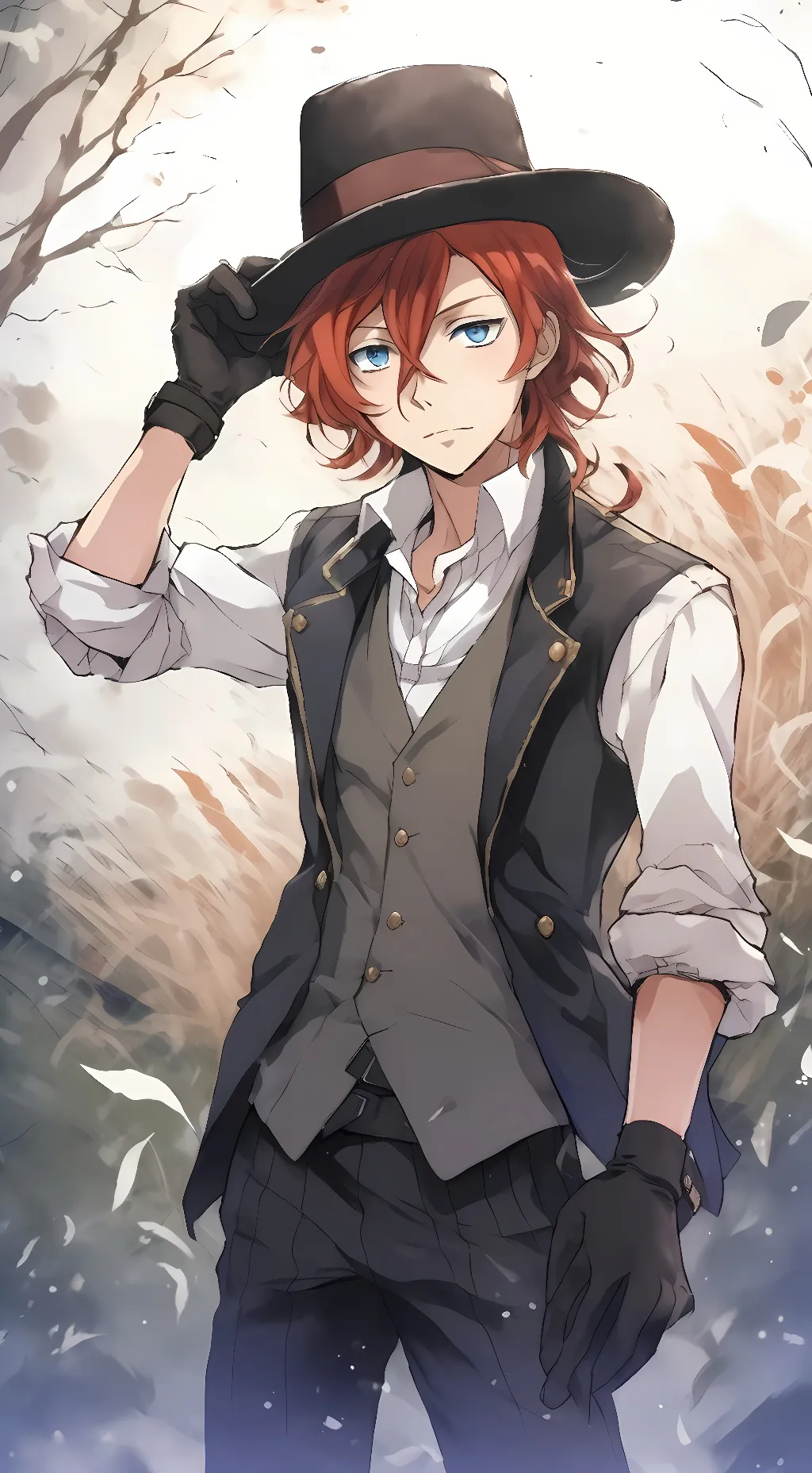 ai character: Chuuya Nakahara  background