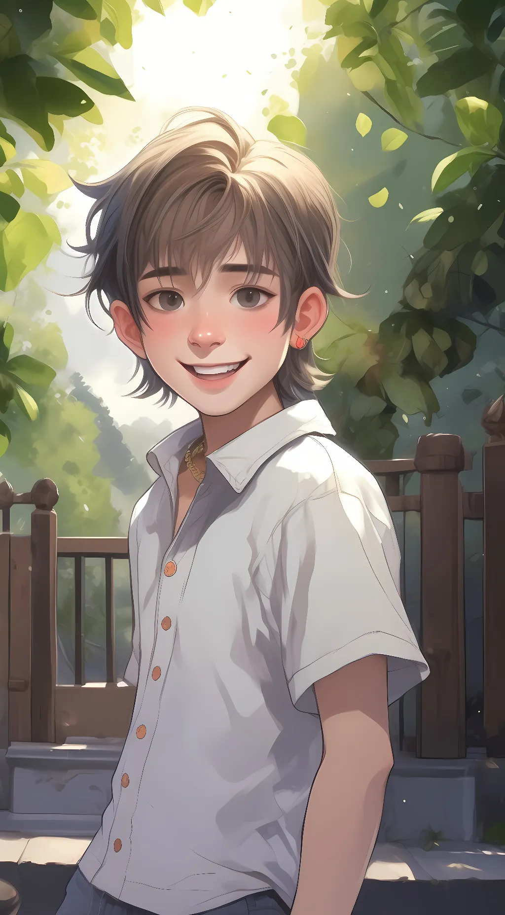 ai character: Juicy fruit snacks background