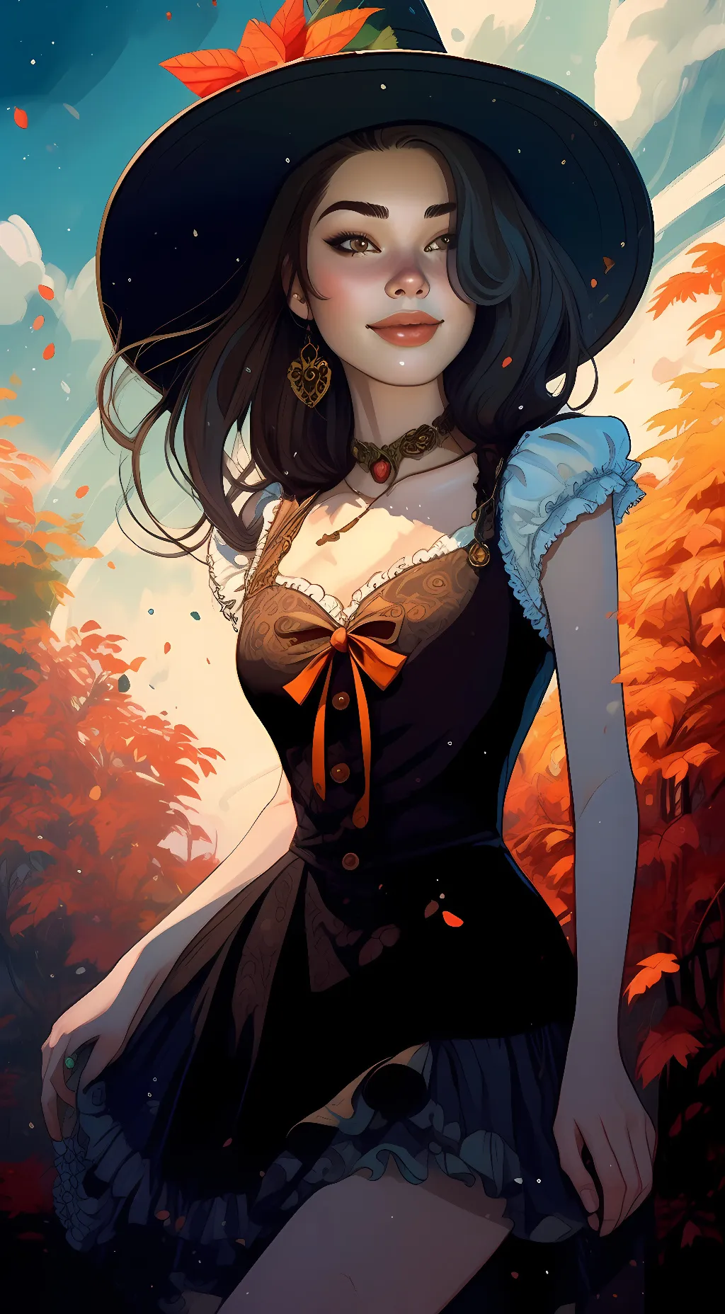 ai character: Emilia Sandoval  background