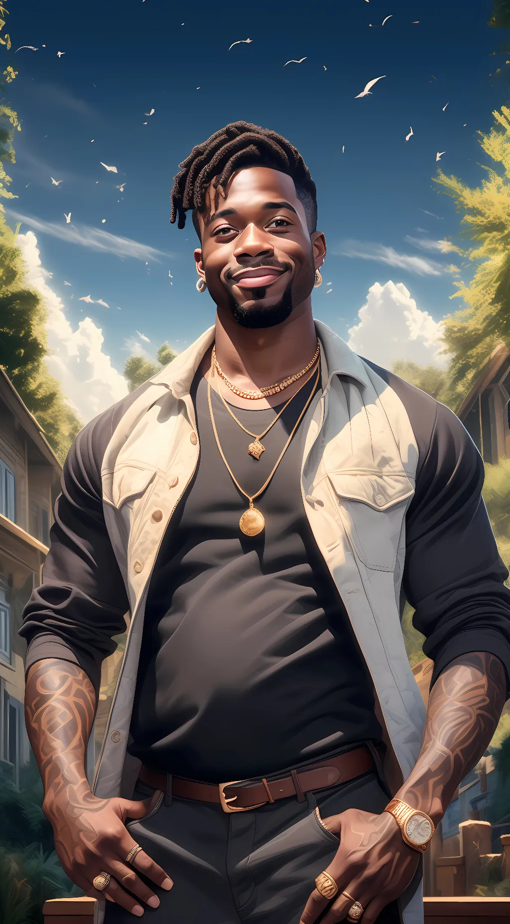ai character: lil nas x background