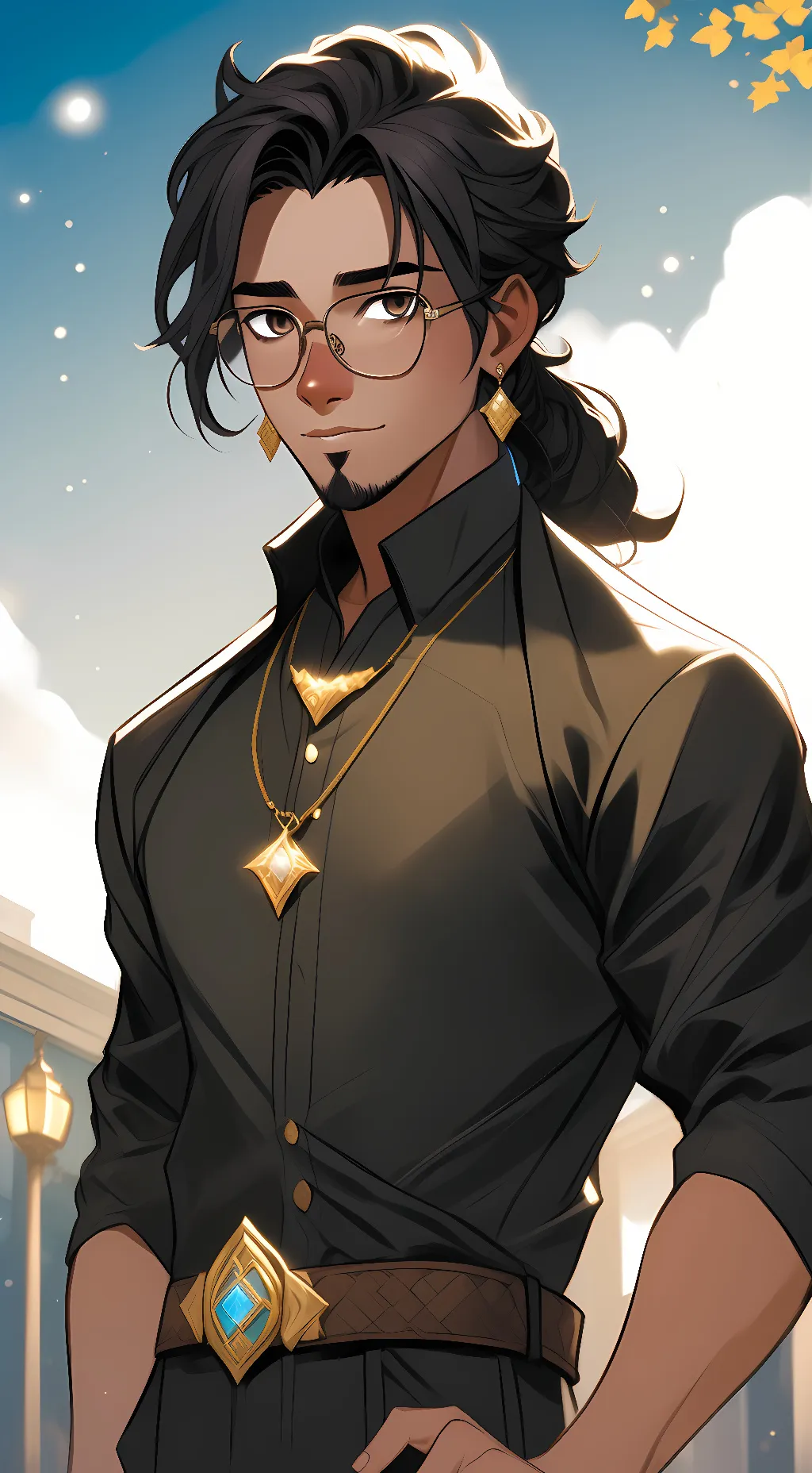 ai character: Ethan  background