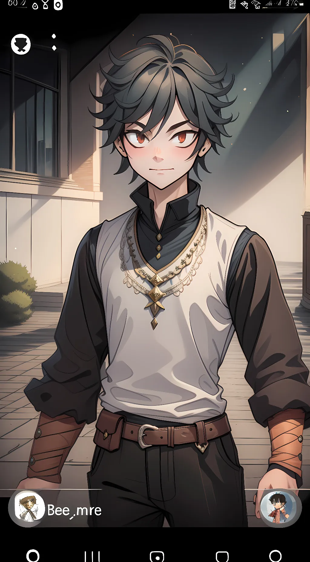 ai character: Kri  background