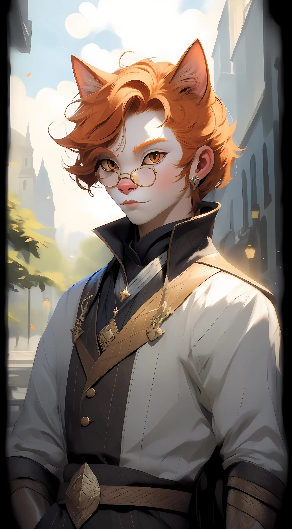 ai character: Carrot background