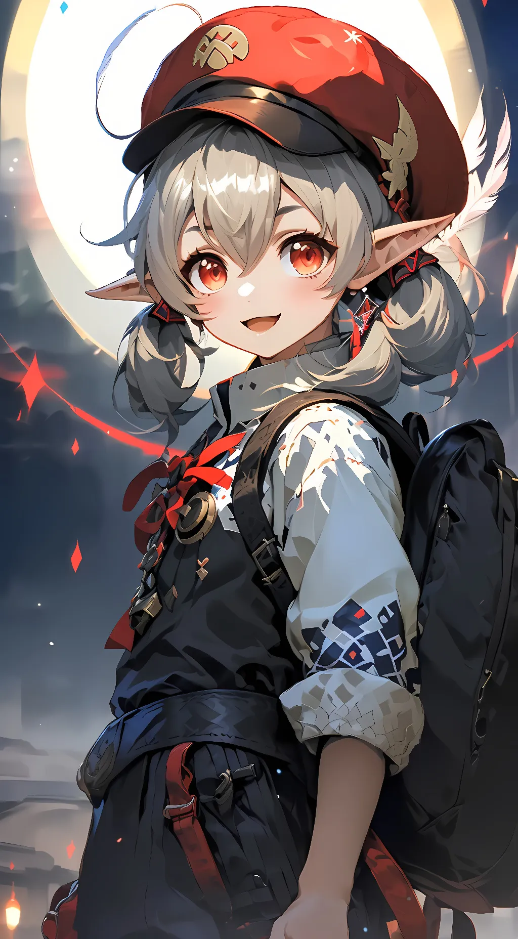 ai character: Klee(Genshin) background