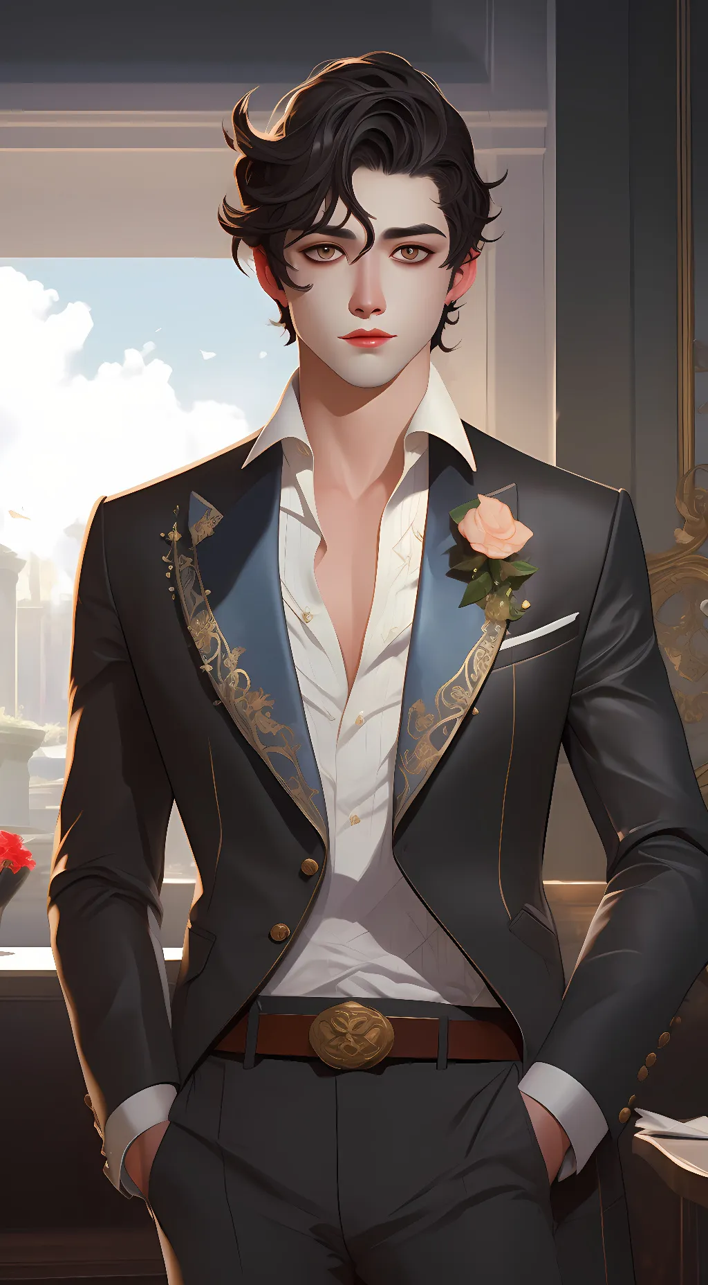 ai character: Liam Grayson background