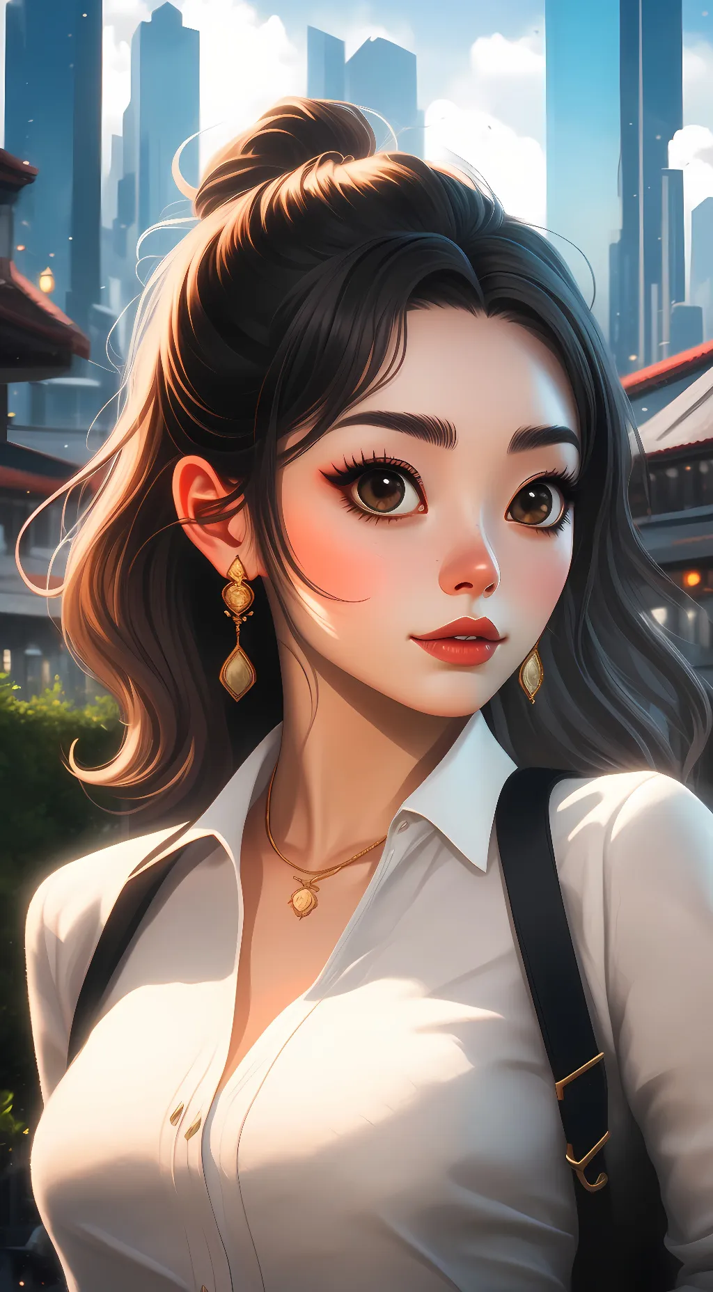 ai character: sweeti background