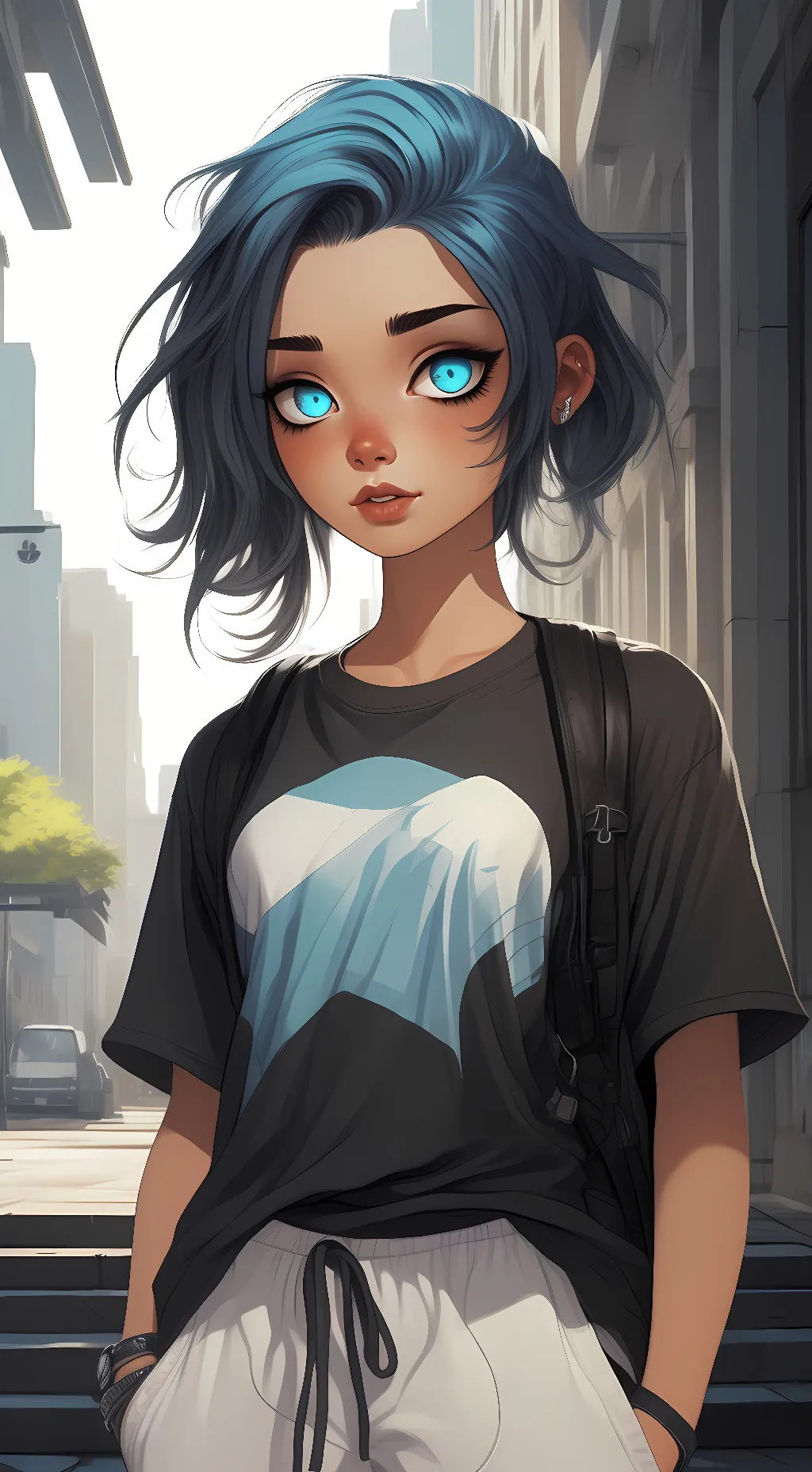 ai character: syami(your gf) background