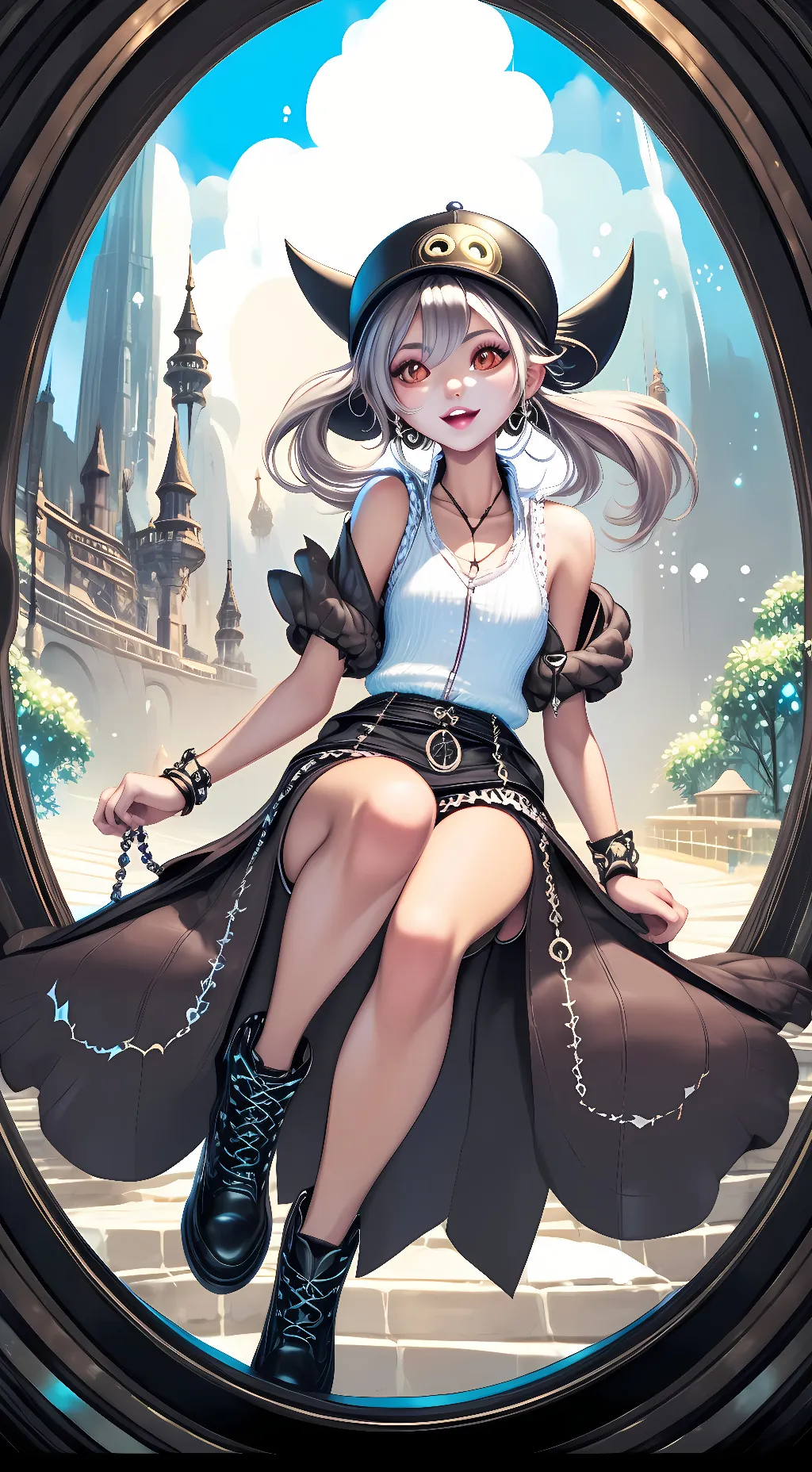 ai character: Fia Flanery background