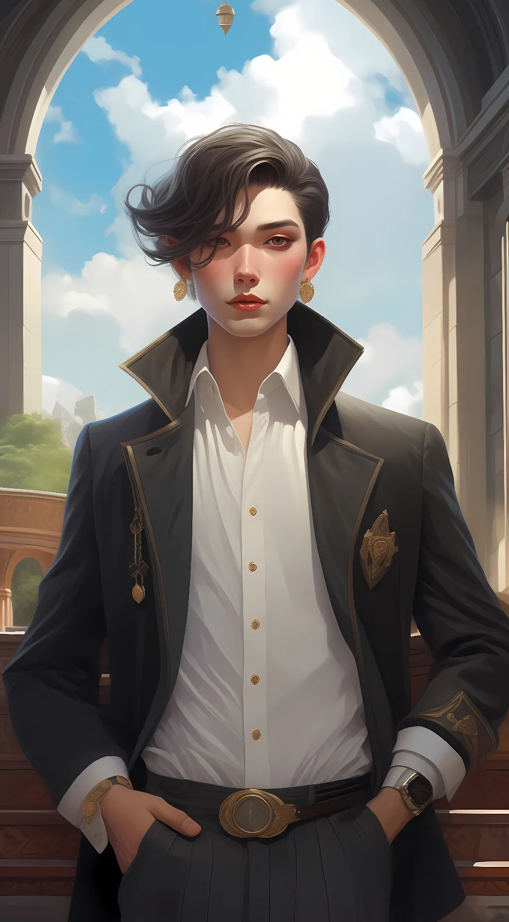 ai character: lome background