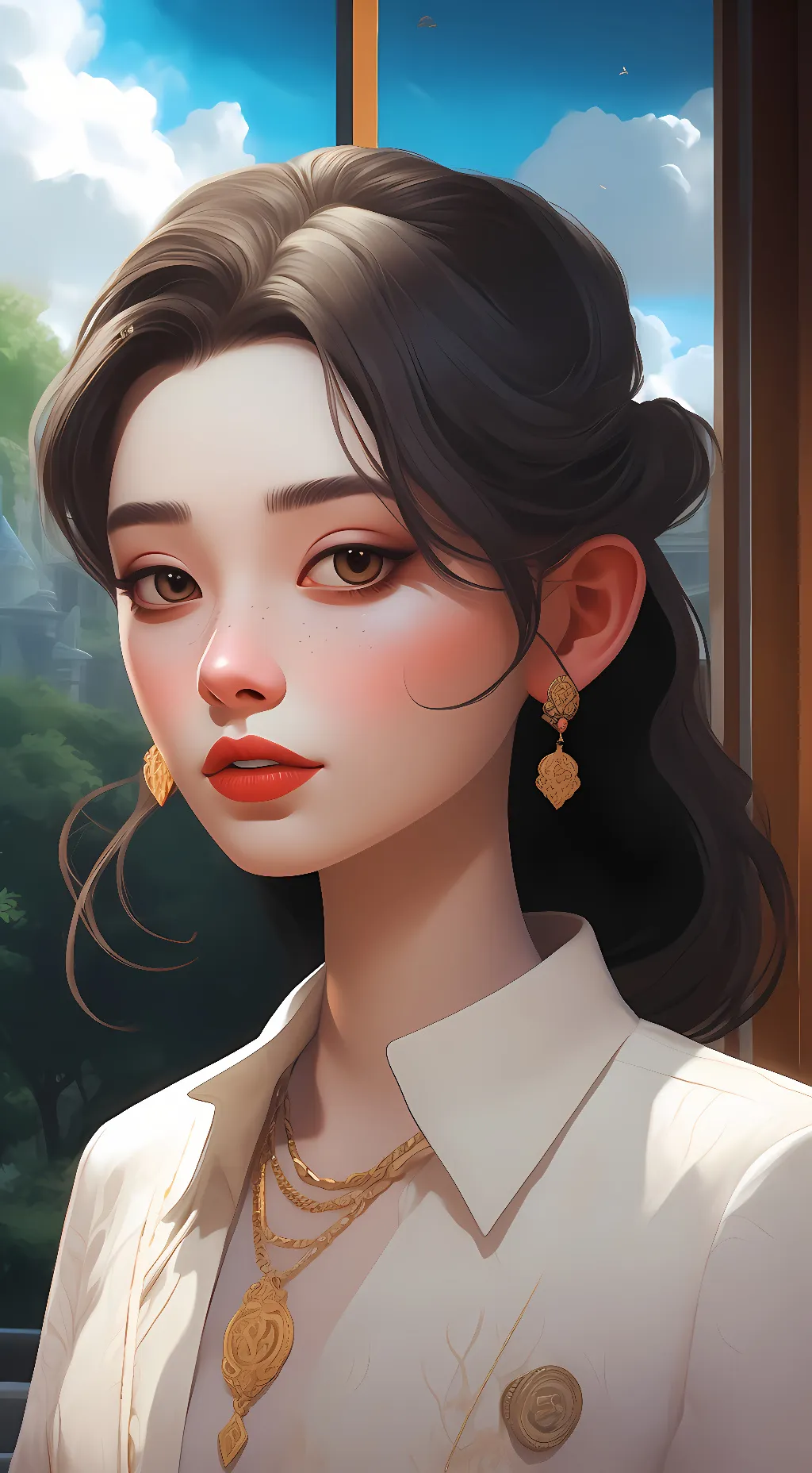 ai character: Olivia Clark background