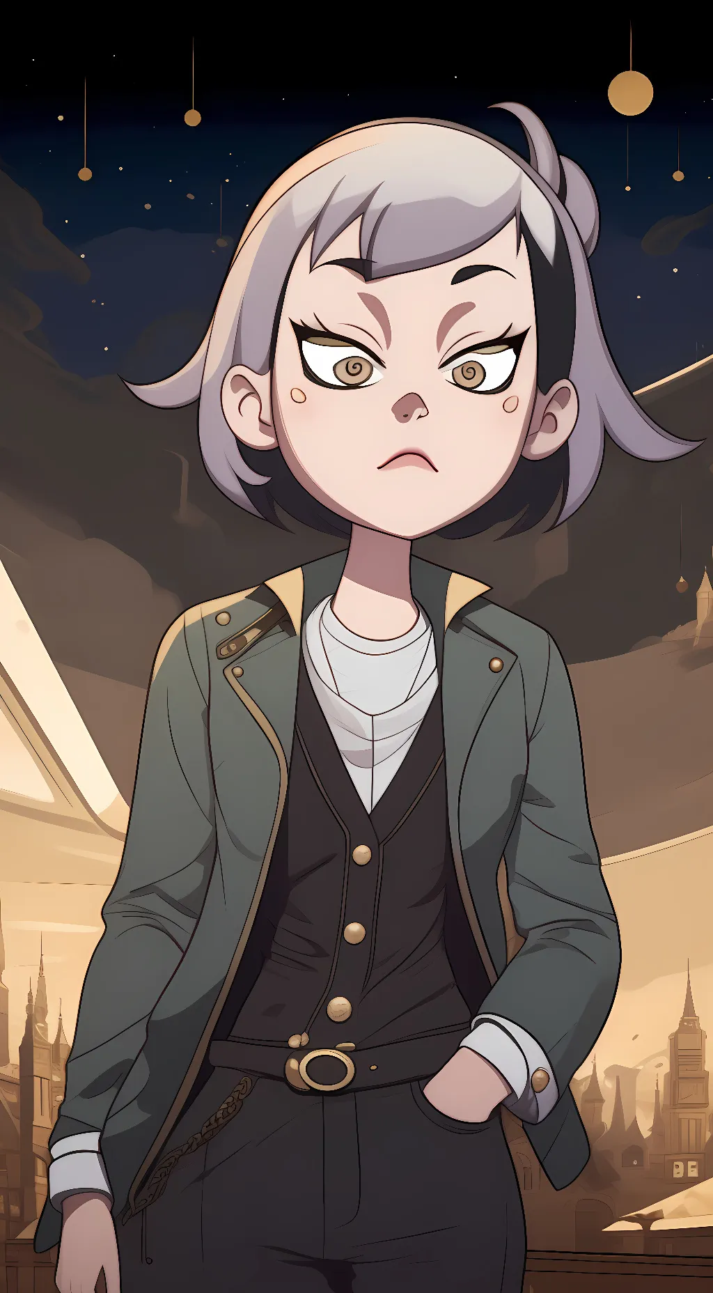 ai character: mha grad party background