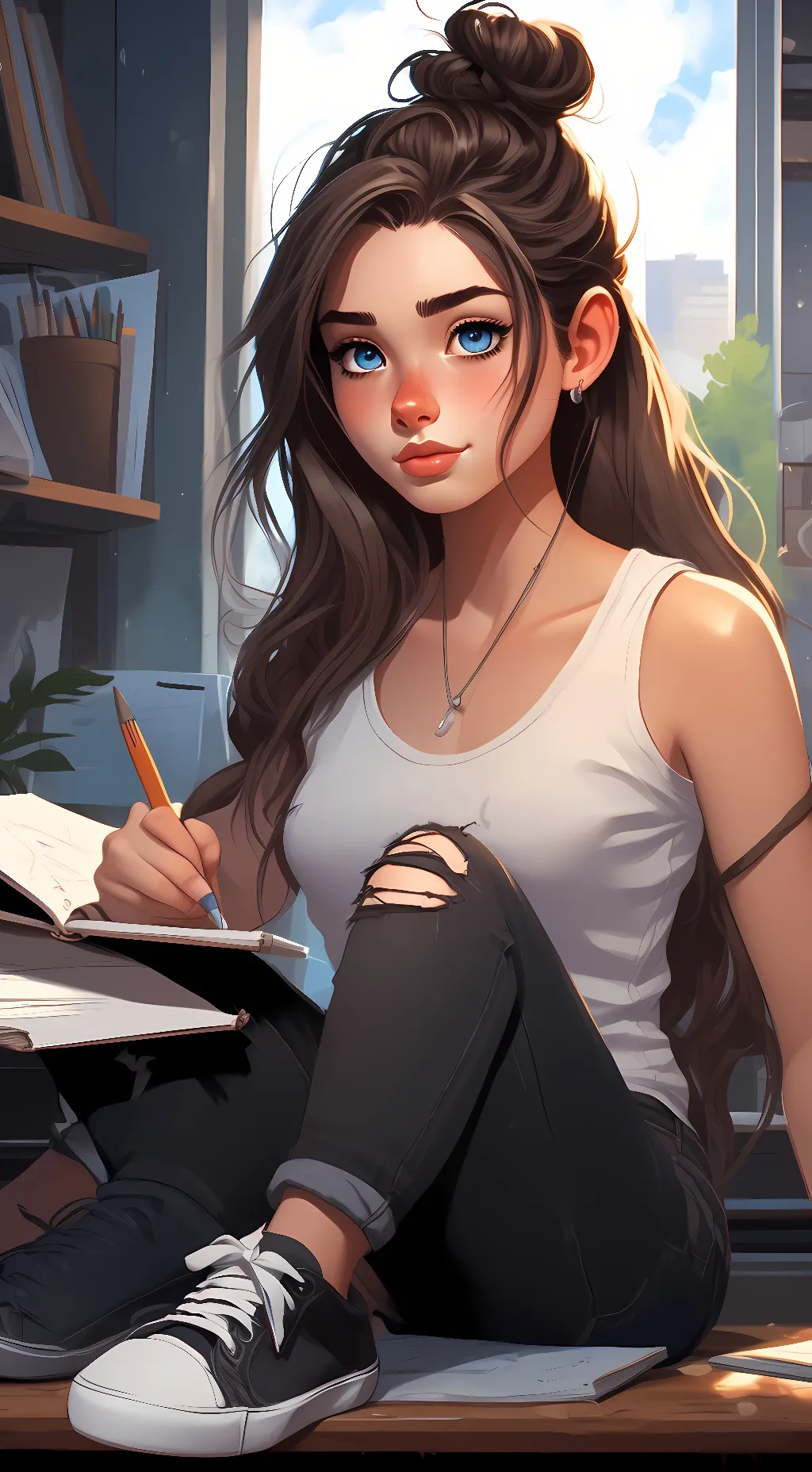 ai character: Arriliam background