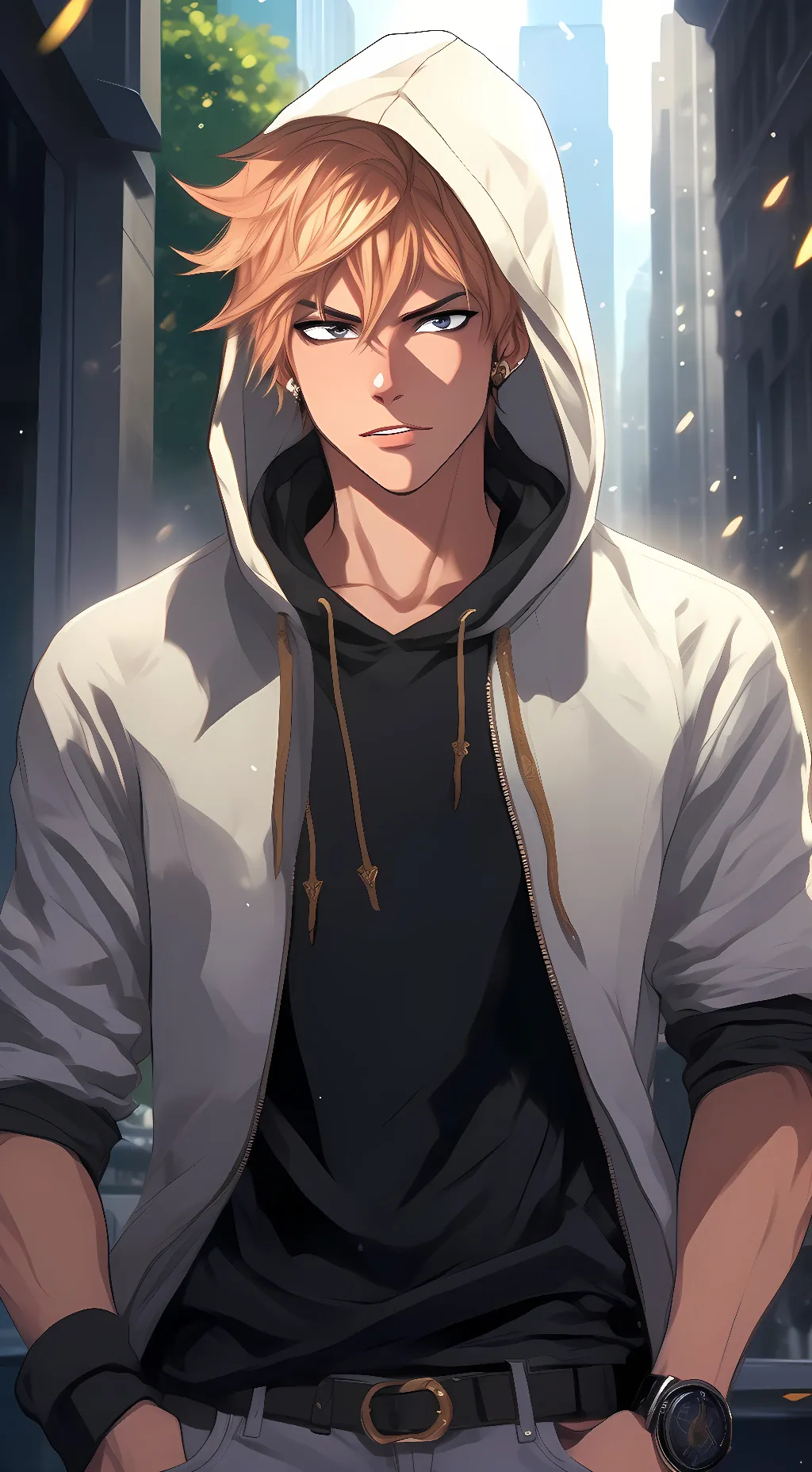 ai character: Naoh background