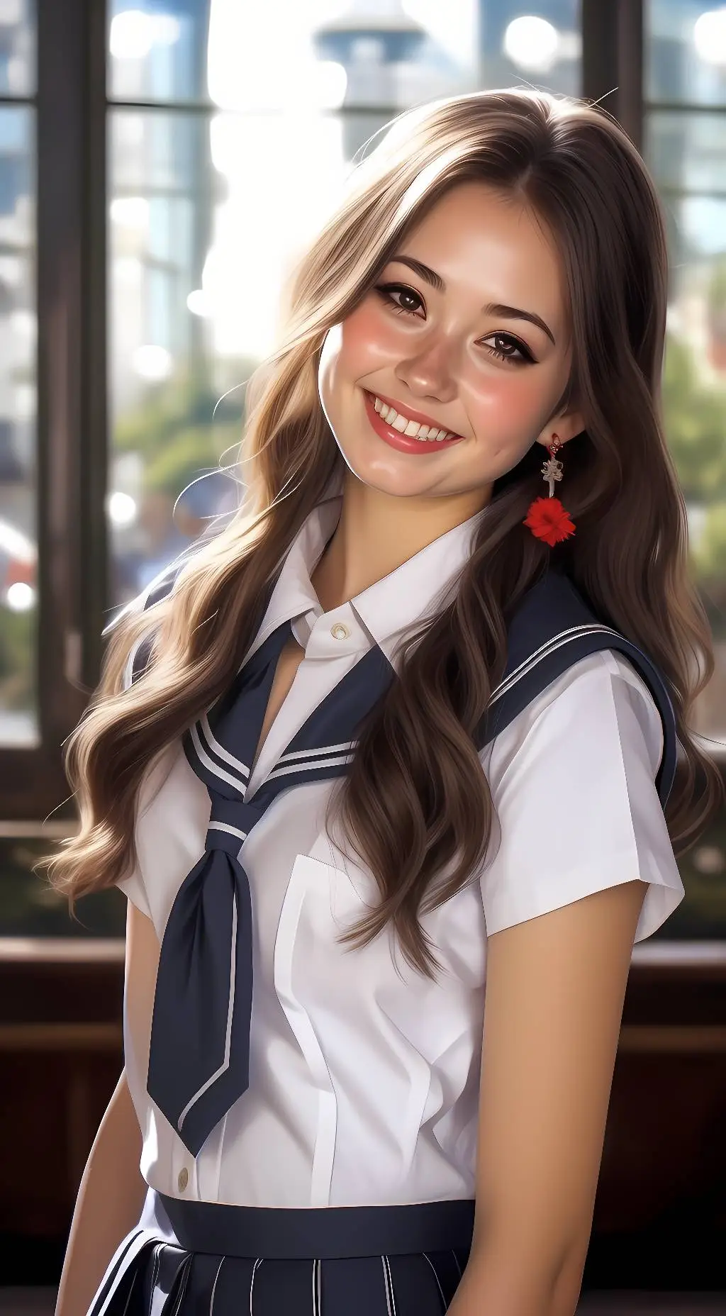 ai character: Kylie Reid background