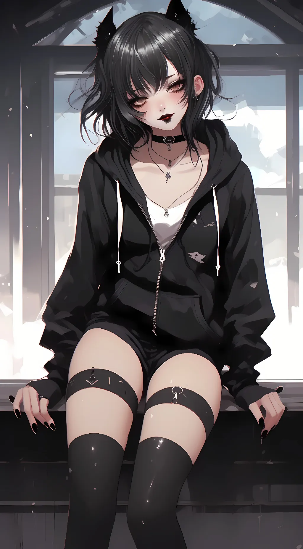 ai character: Raven background