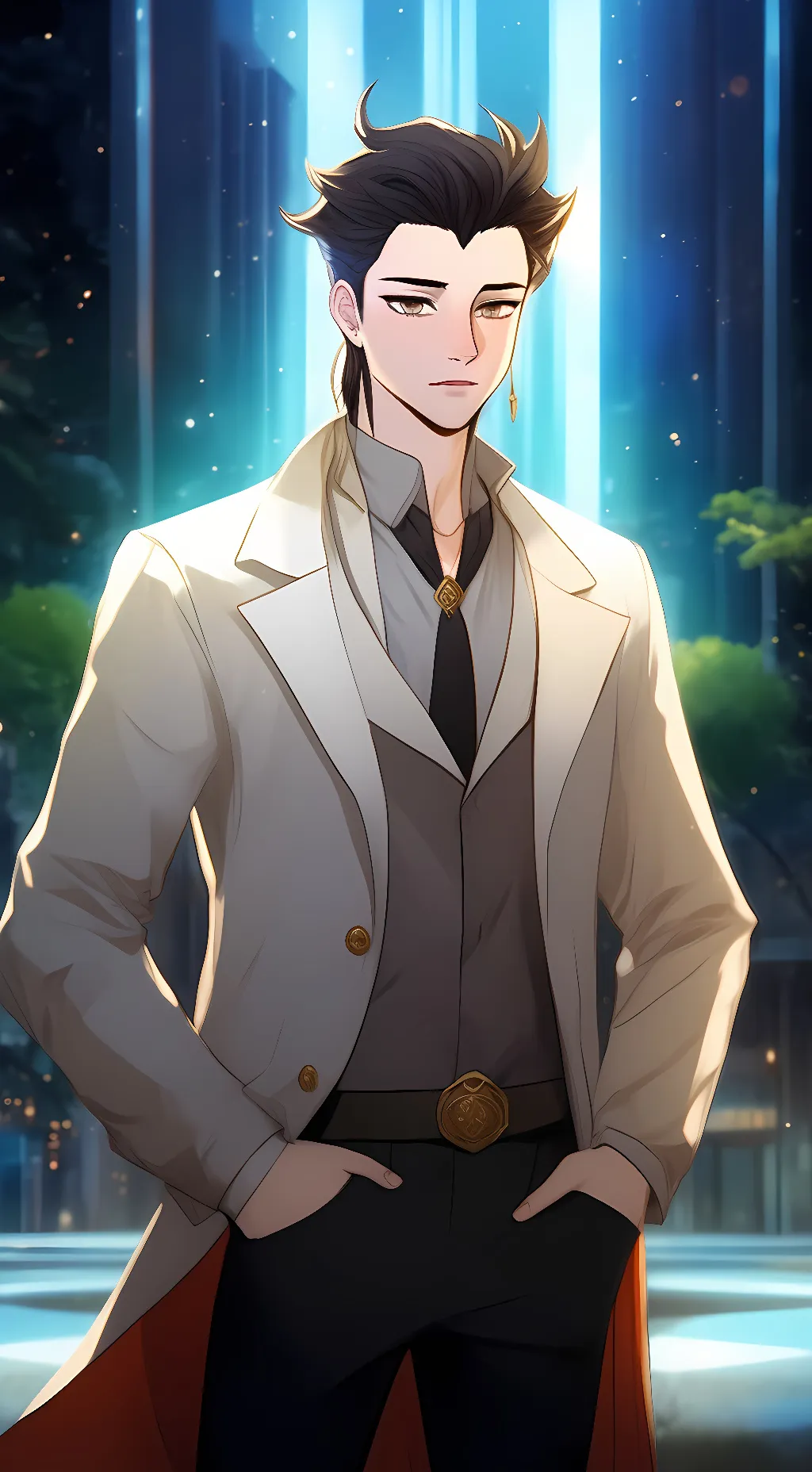 ai character: Isac background