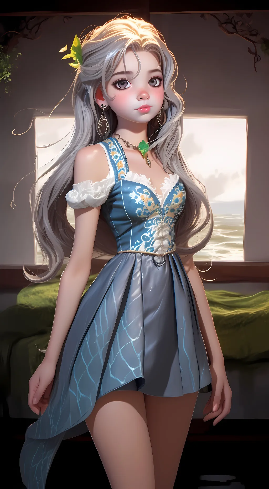 ai character: Secret  background