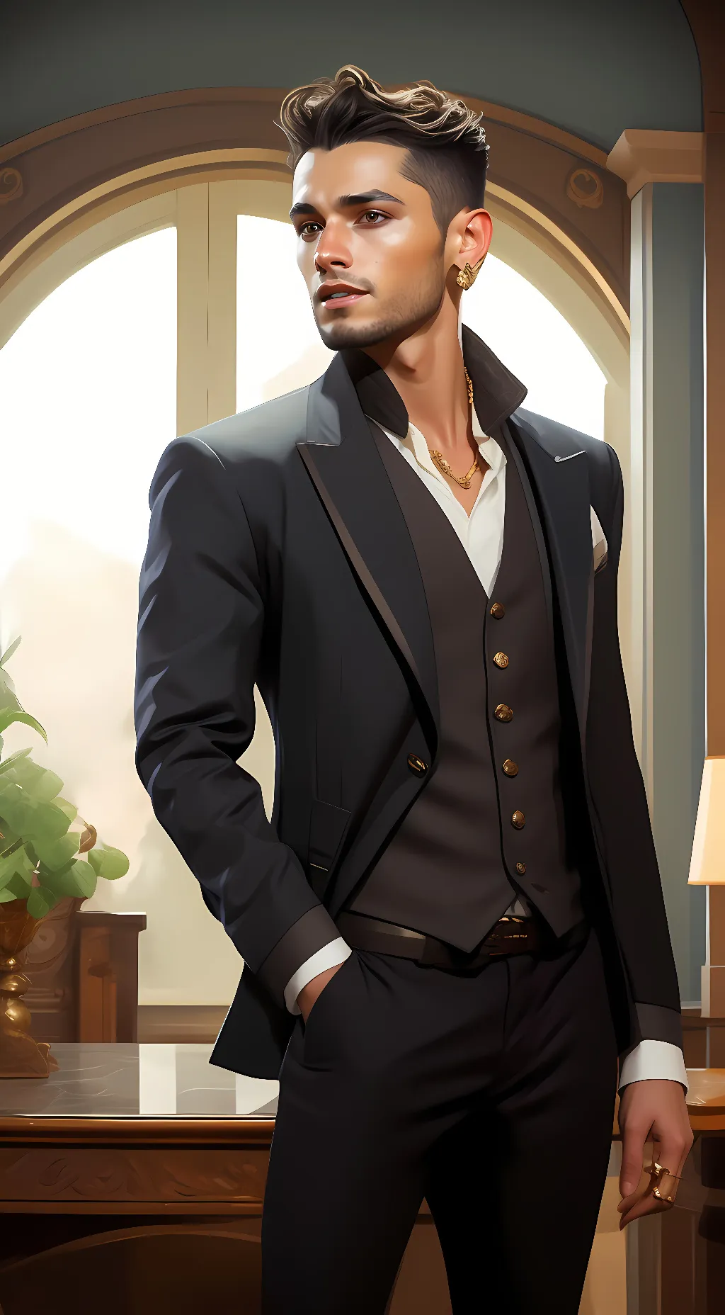 ai character: Sam background