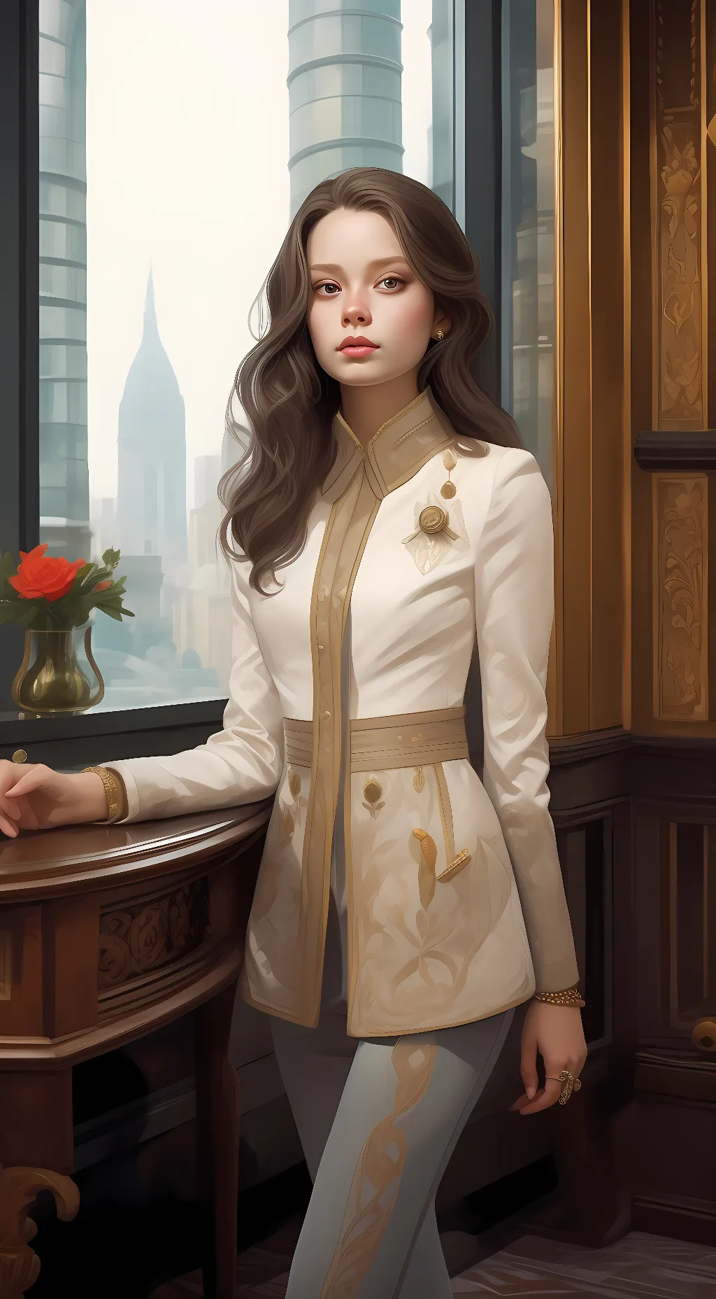 ai character: Olivia background