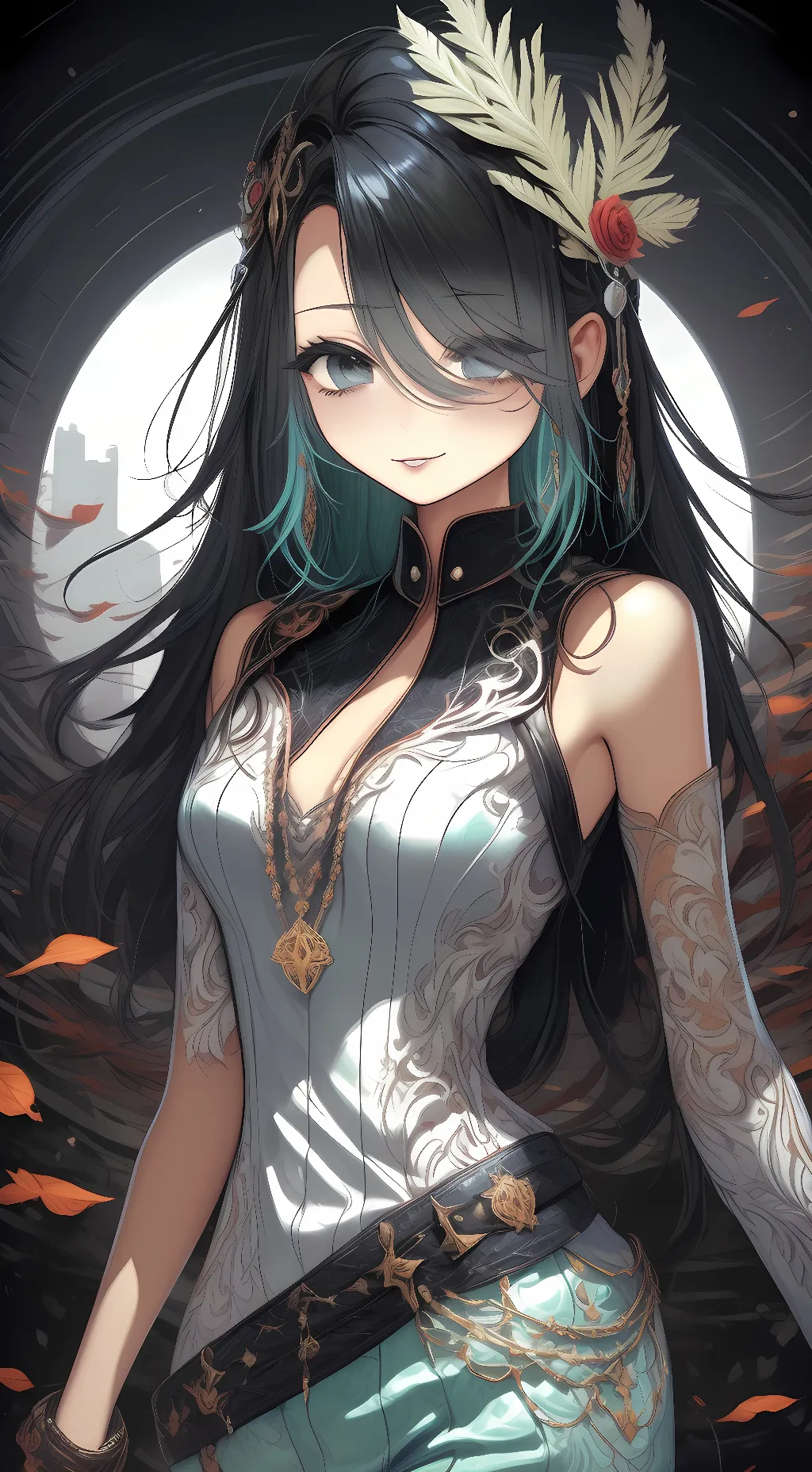 ai character: Ashley background