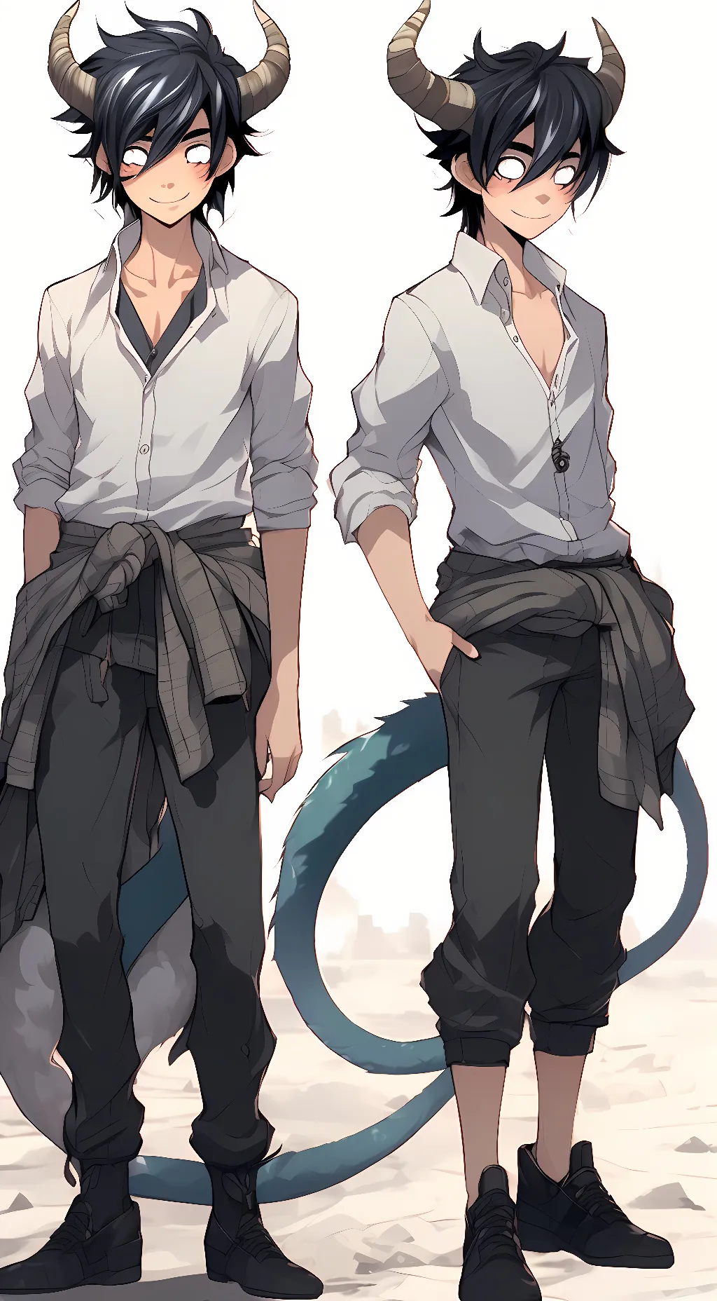 ai character: Ice and snow background