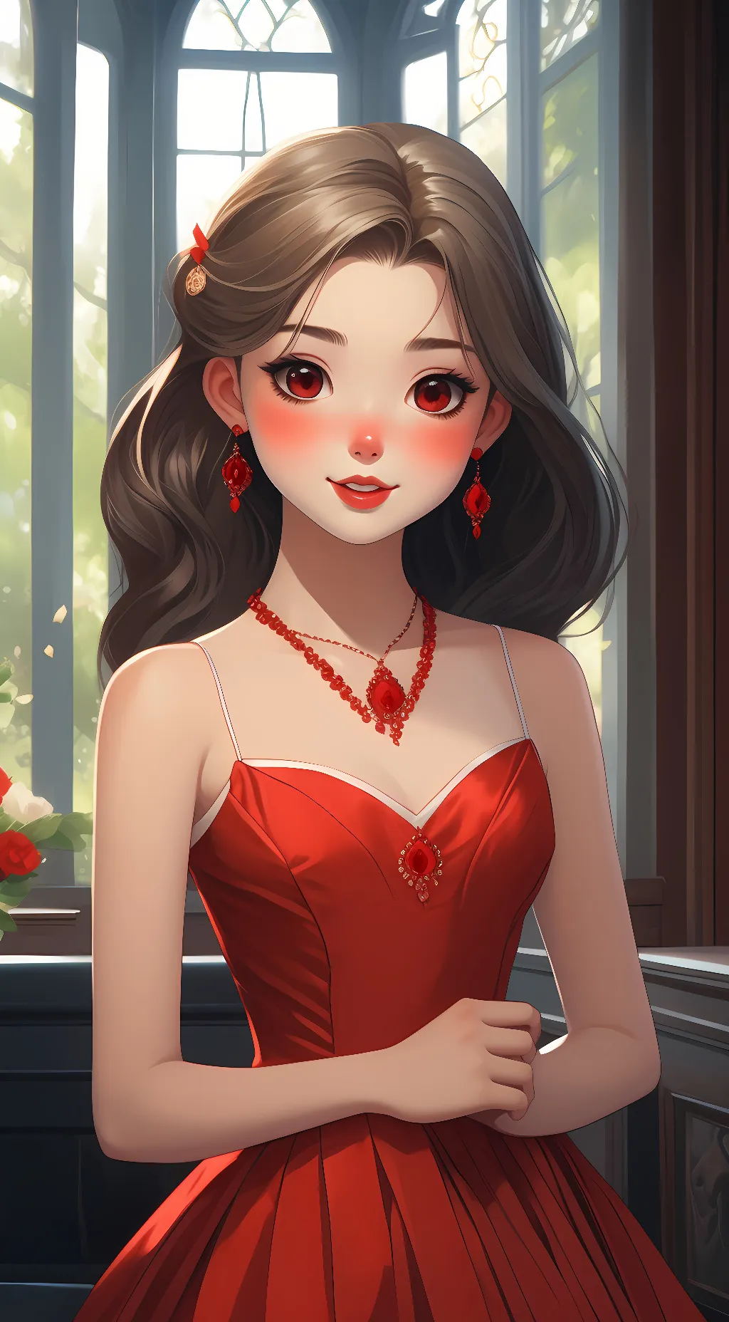 ai character: kana background