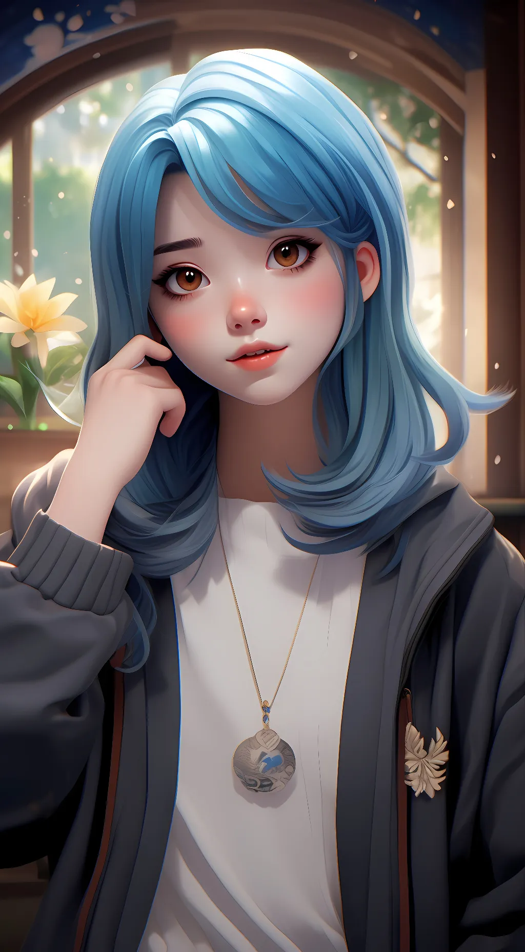 ai character: 🌹  background