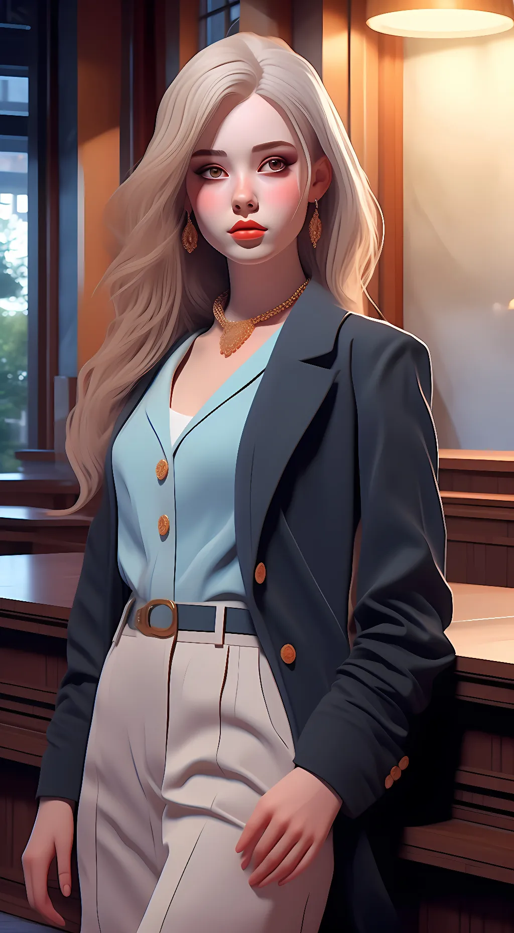 ai character: Lydia  background