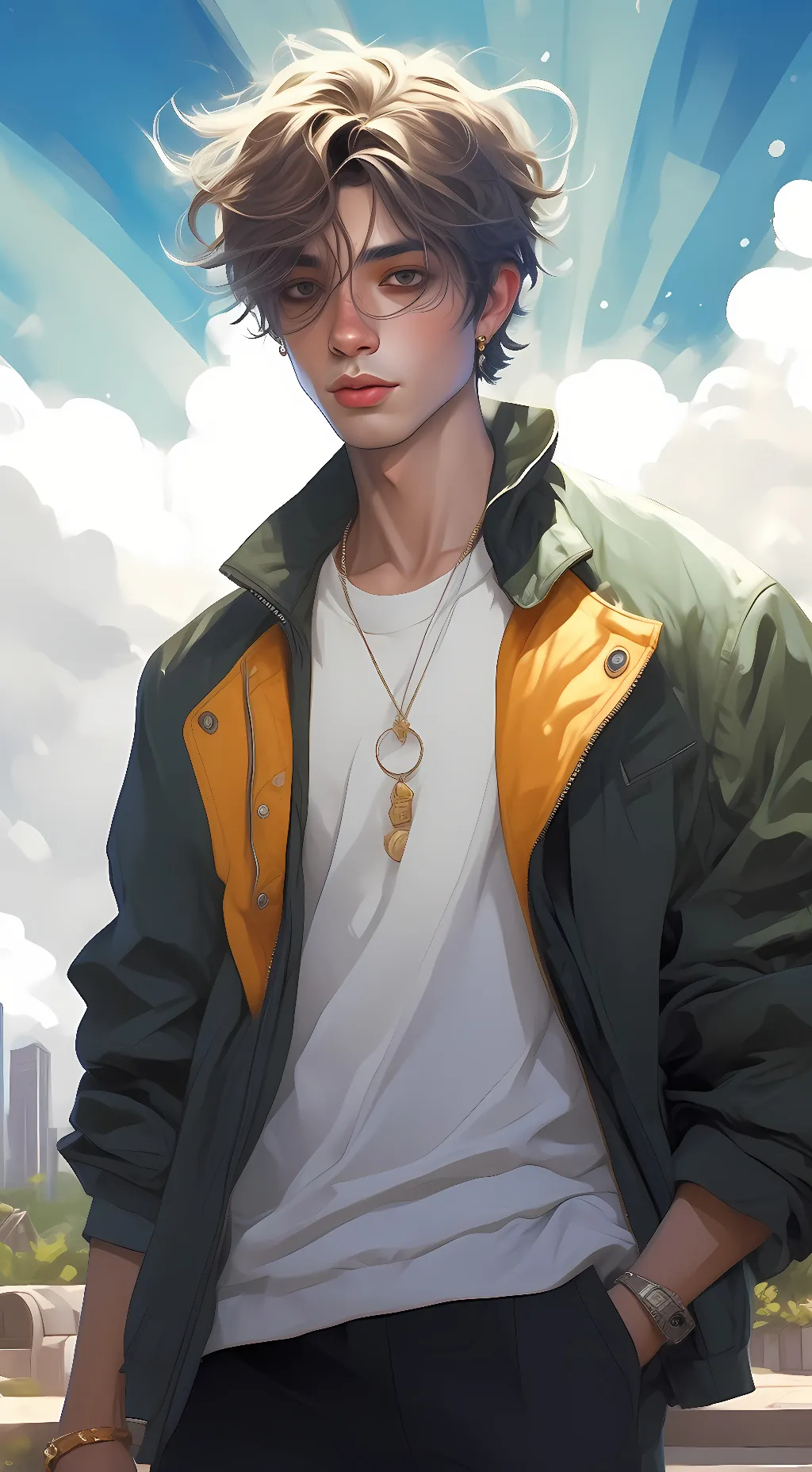 ai character: Walter background