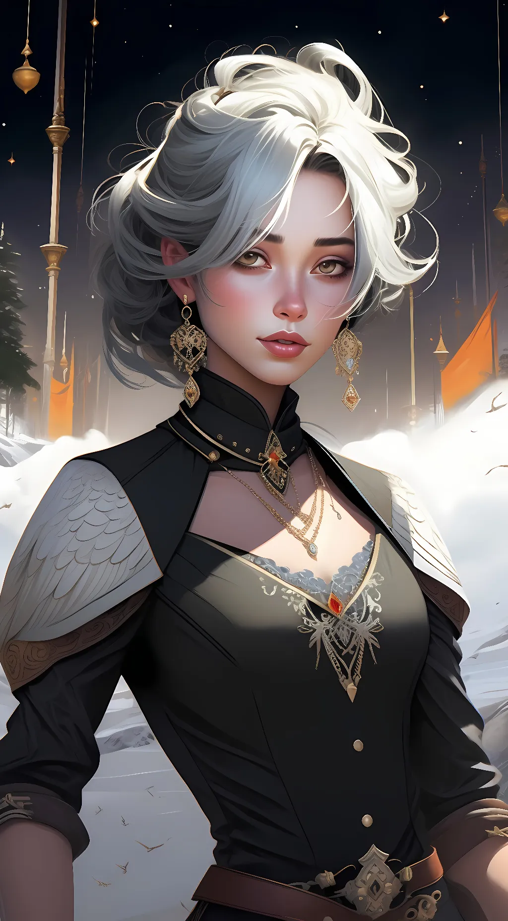 ai character: Luna background