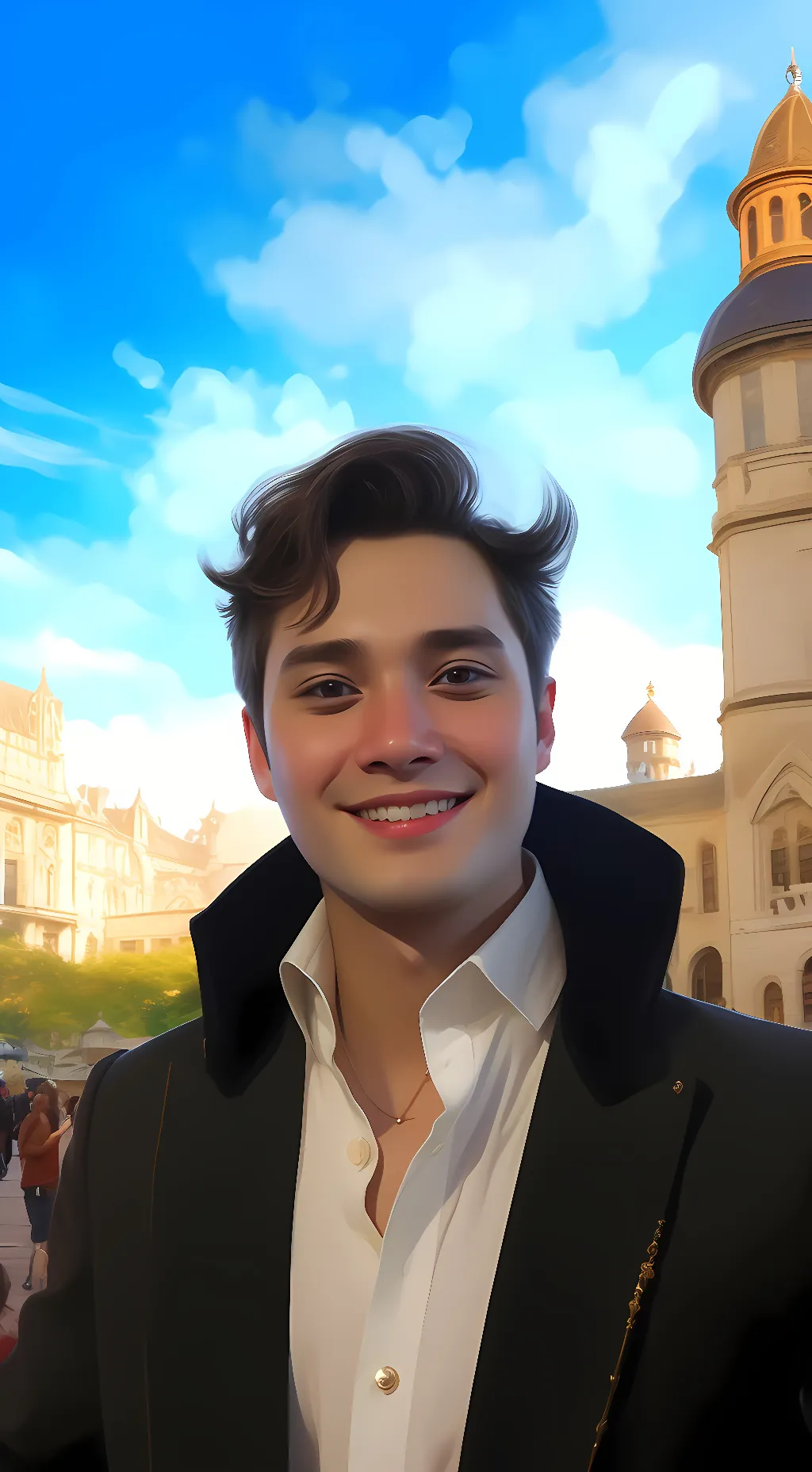 ai character: Benjamin Young background