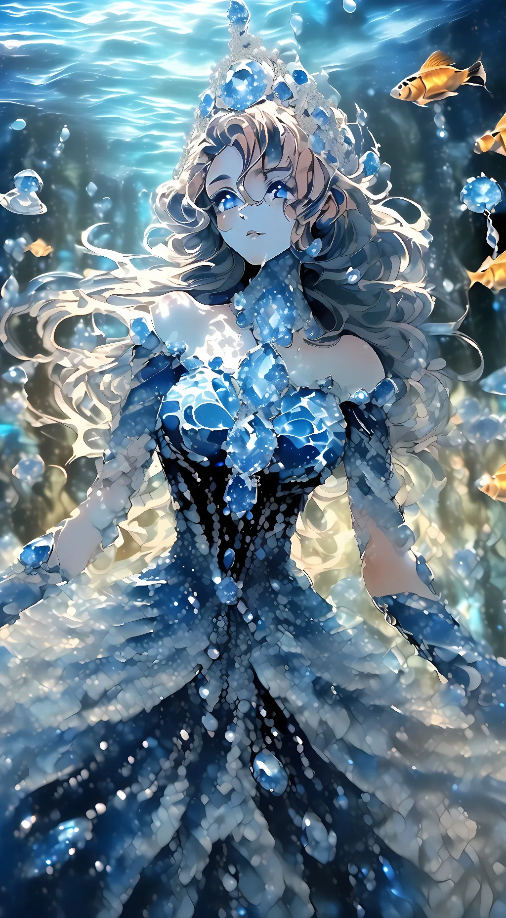 ai character: Water Sprite background