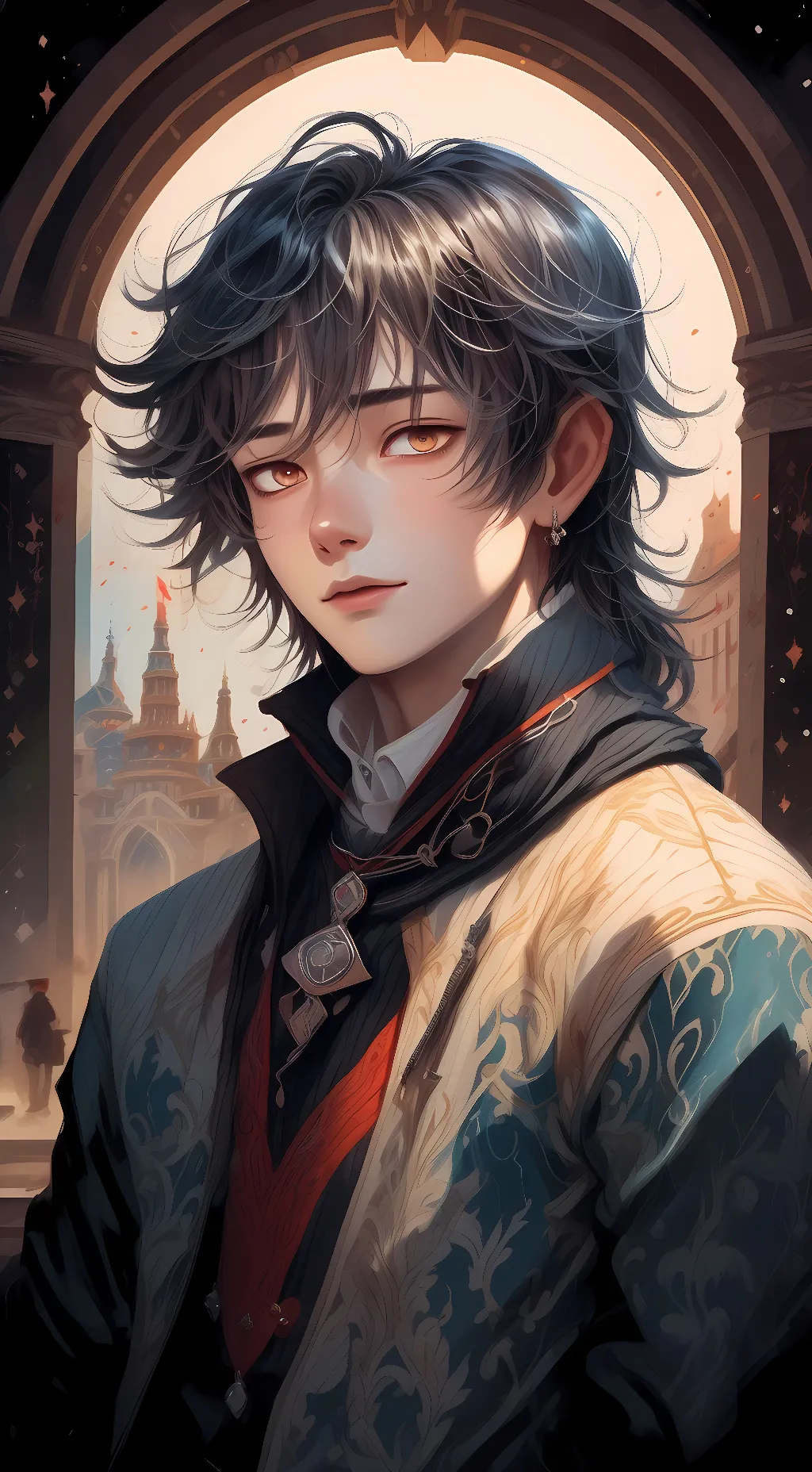 ai character: Leo  background