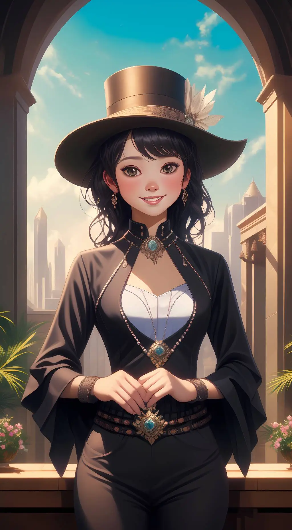 ai character: Ari background