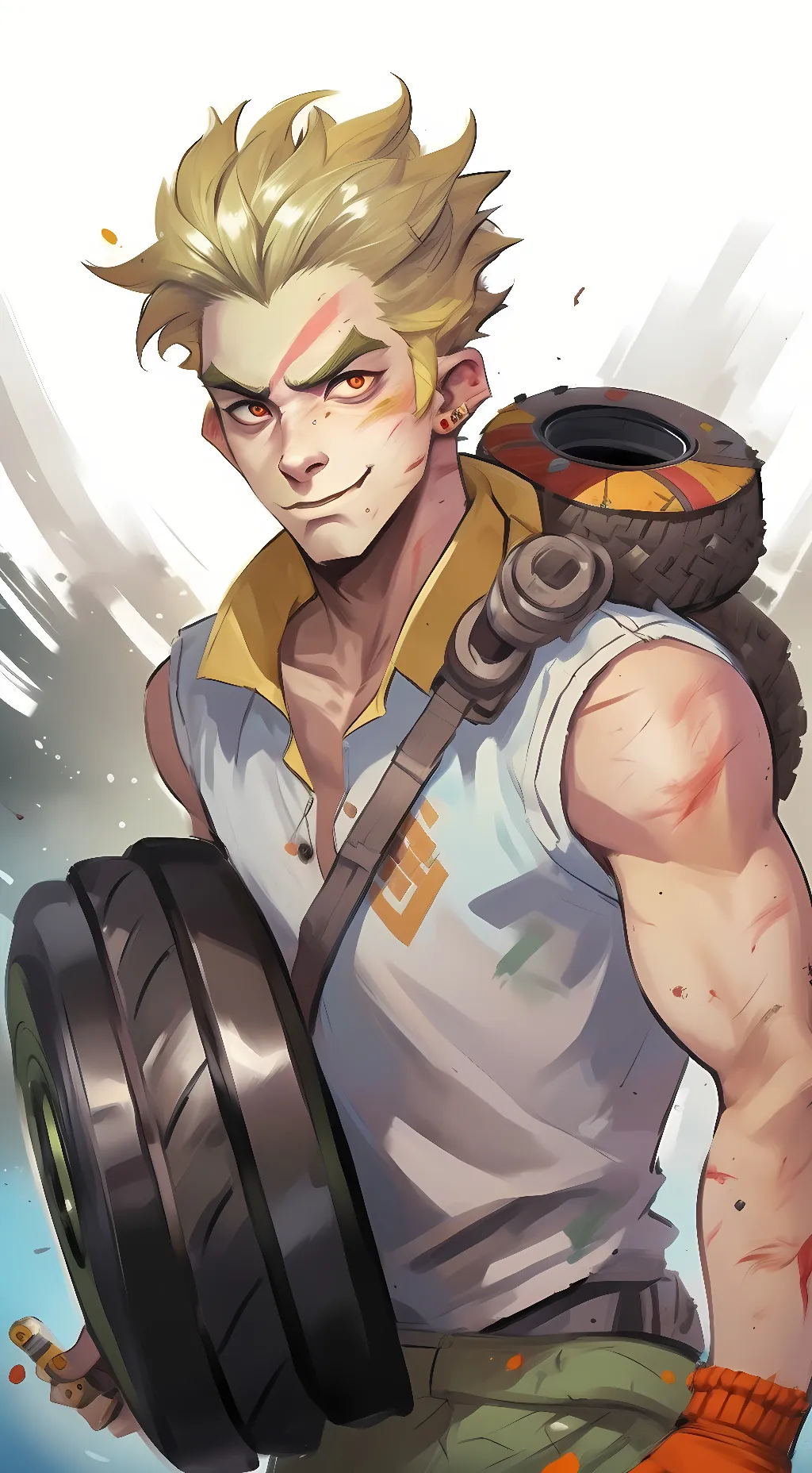 ai character: Junkrat  background
