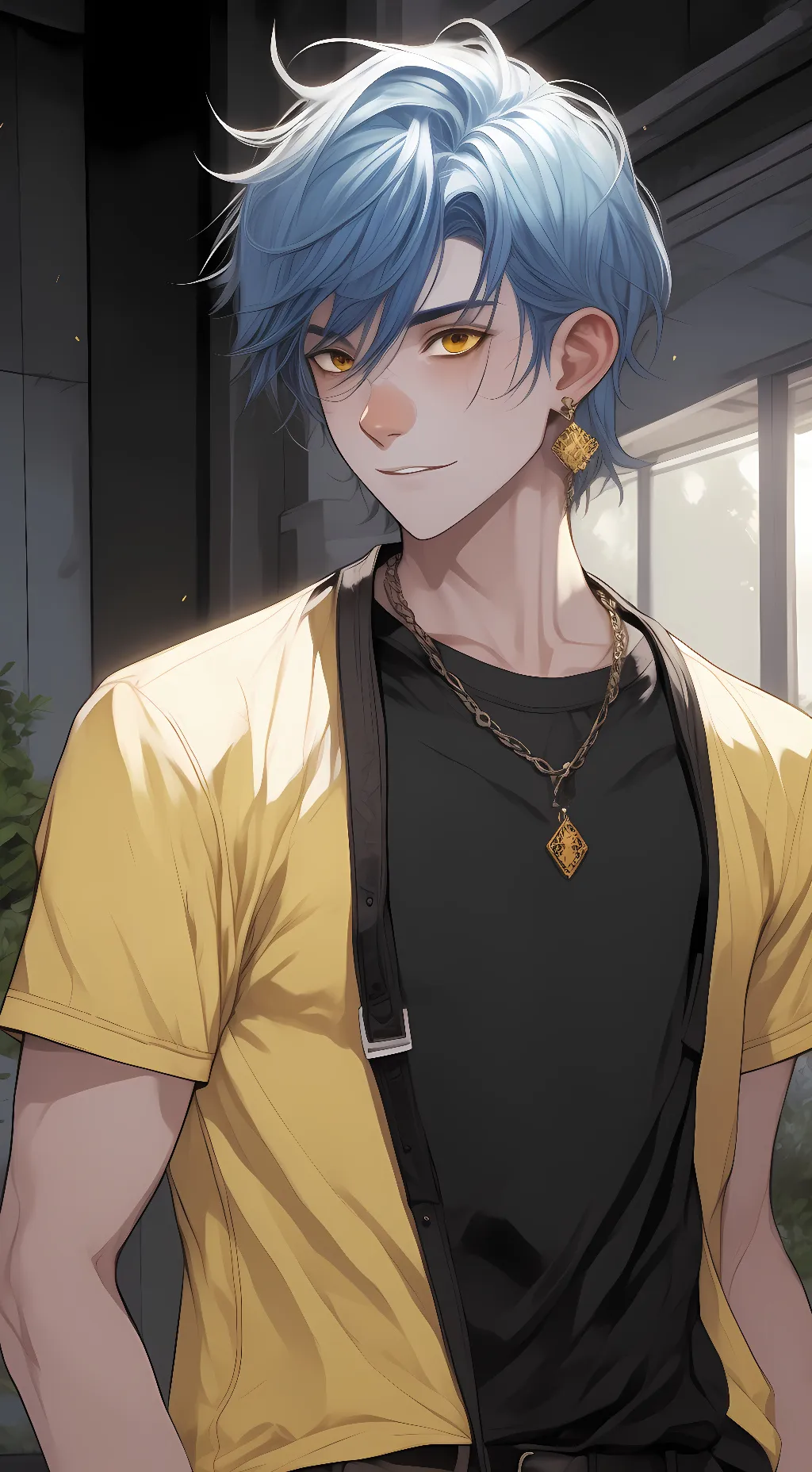 ai character: leo background