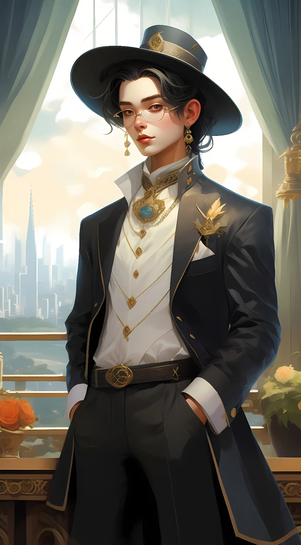 ai character: en background