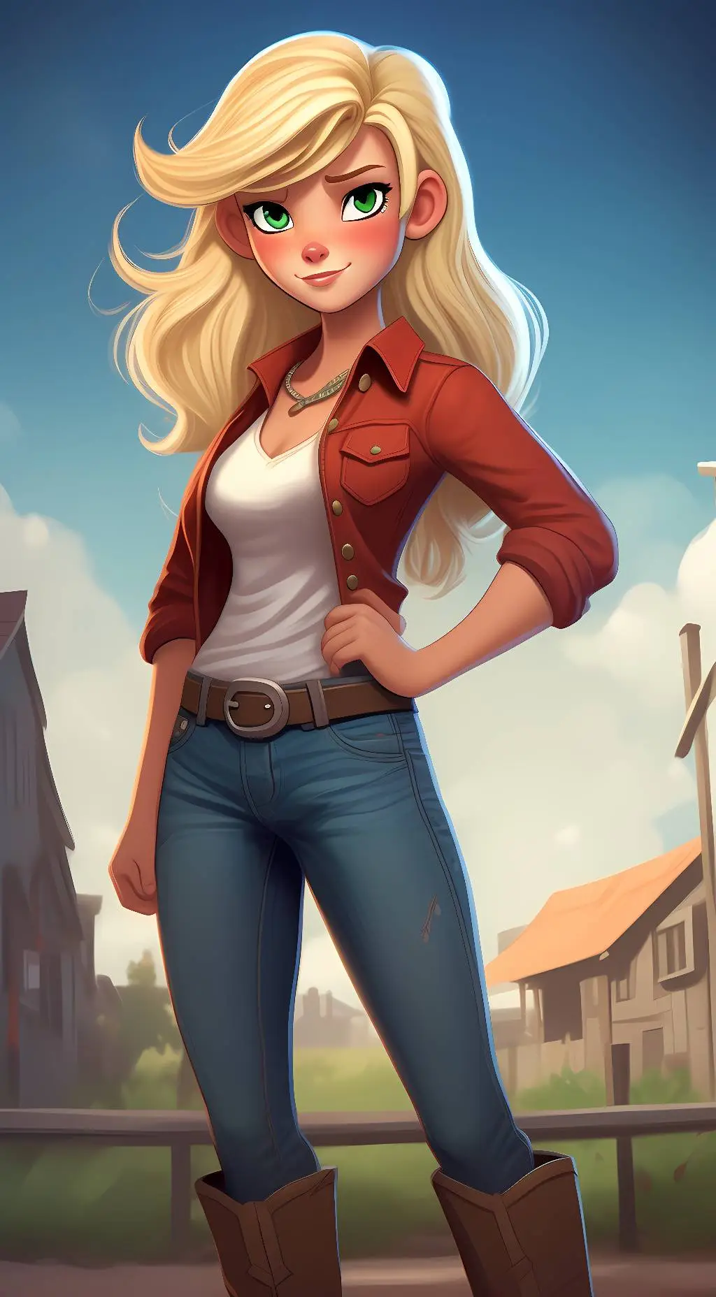 ai character: applejack background
