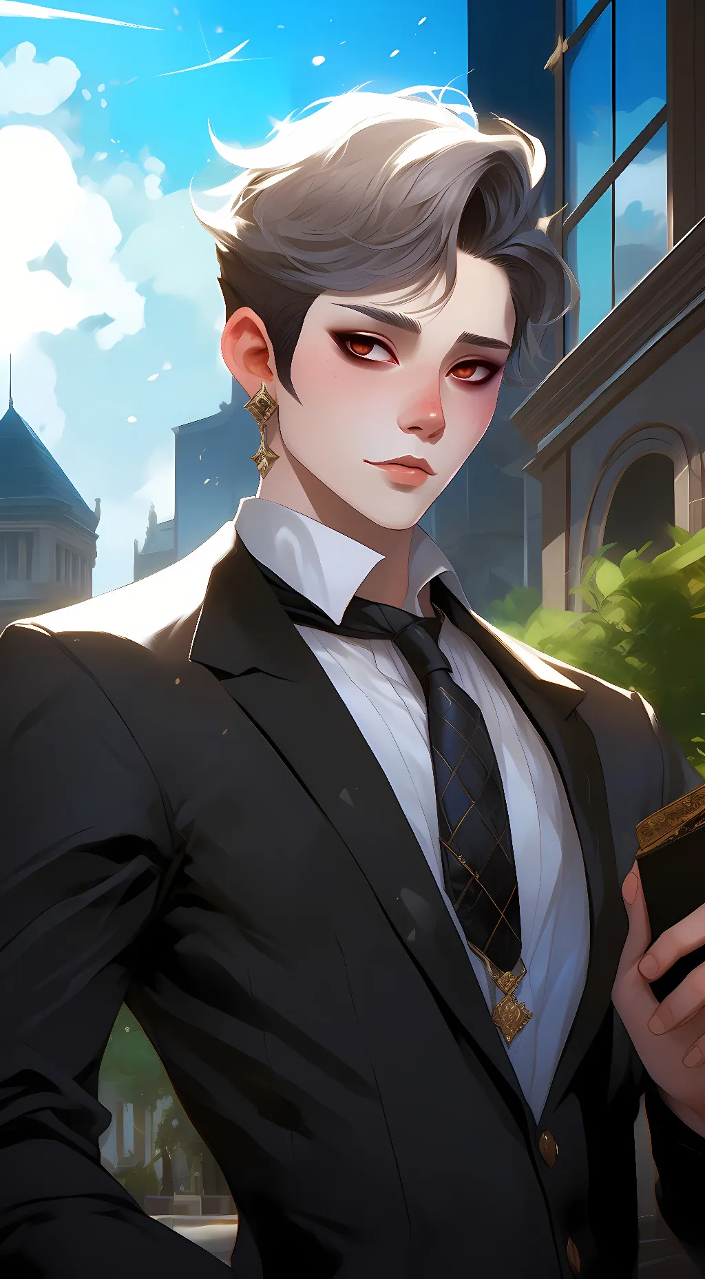 ai character: Lust sans background