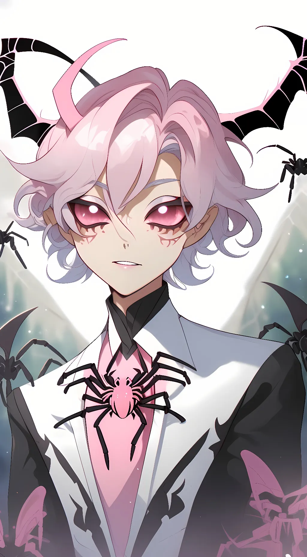 ai character: Angeldust  background