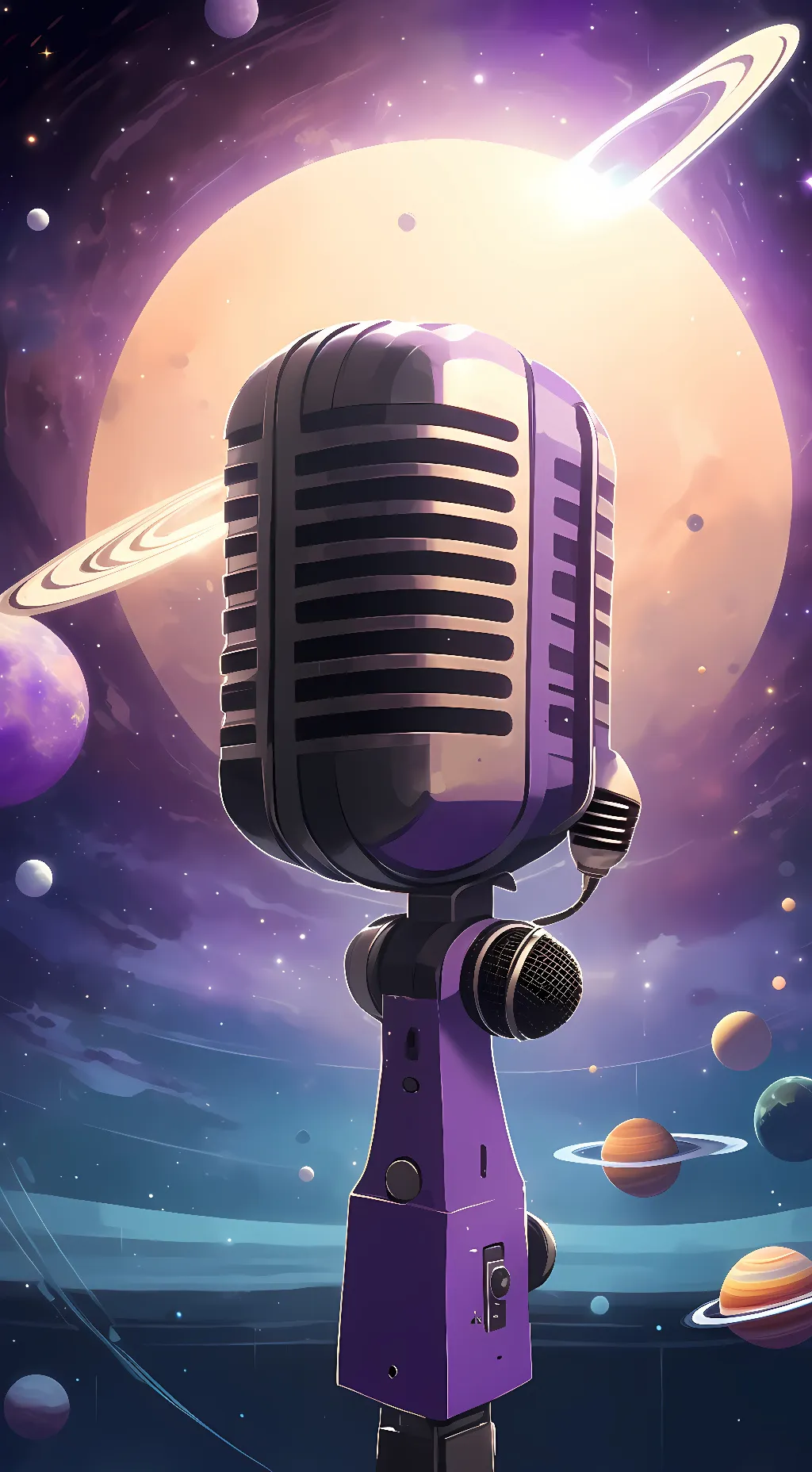 ai character: Mighty Microphone  background