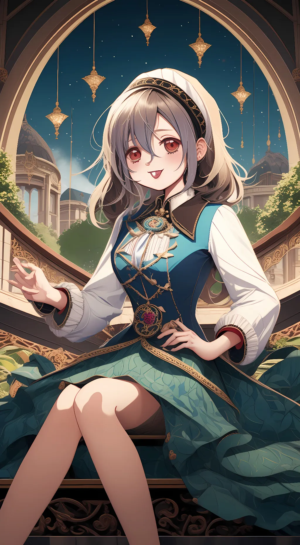 ai character: ♡q u i n♡ background