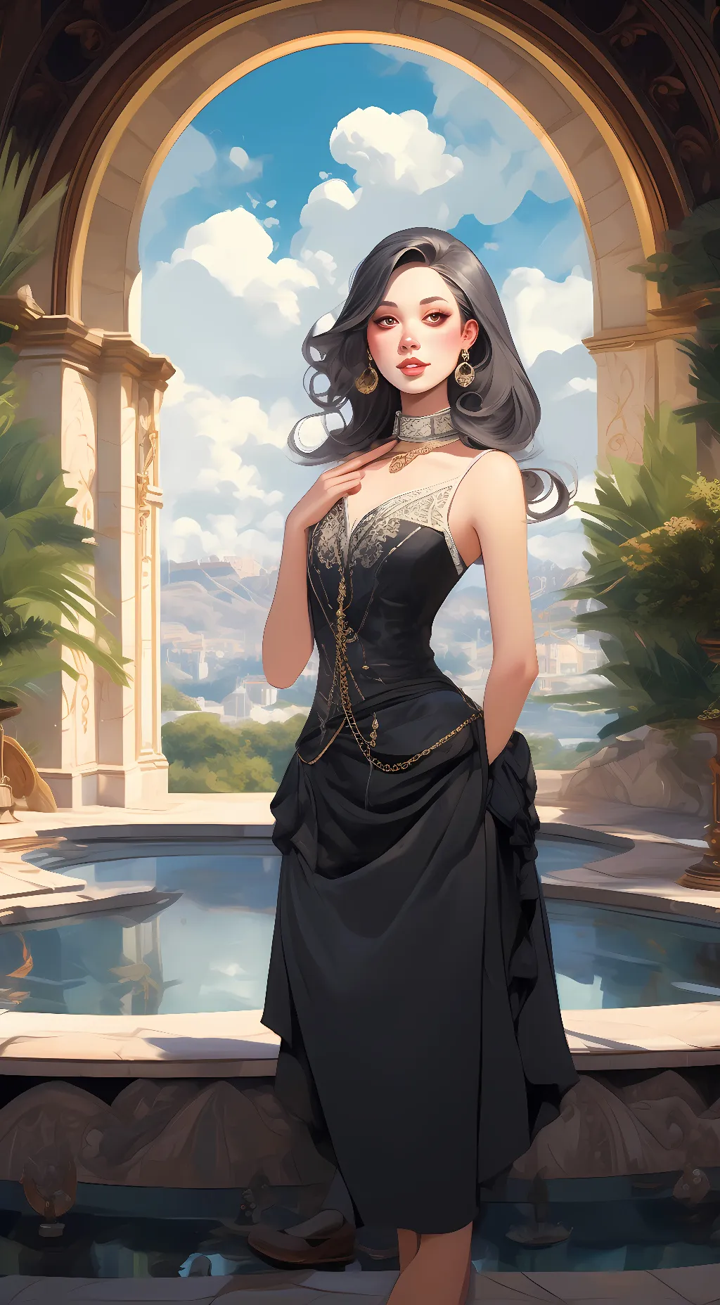 ai character: Stella. background