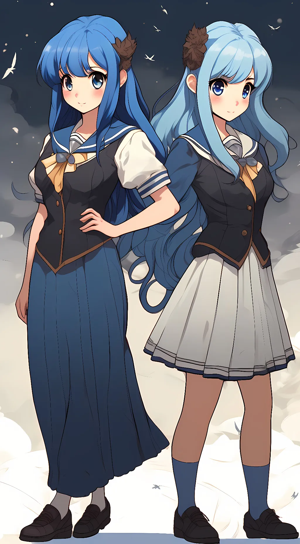 ai character: Facebook & Twitter background