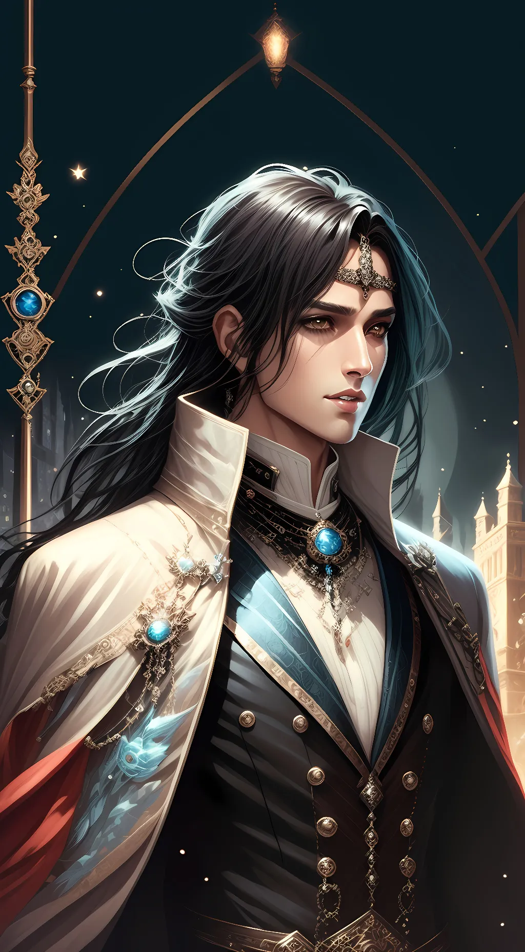 ai character: king Raymond background