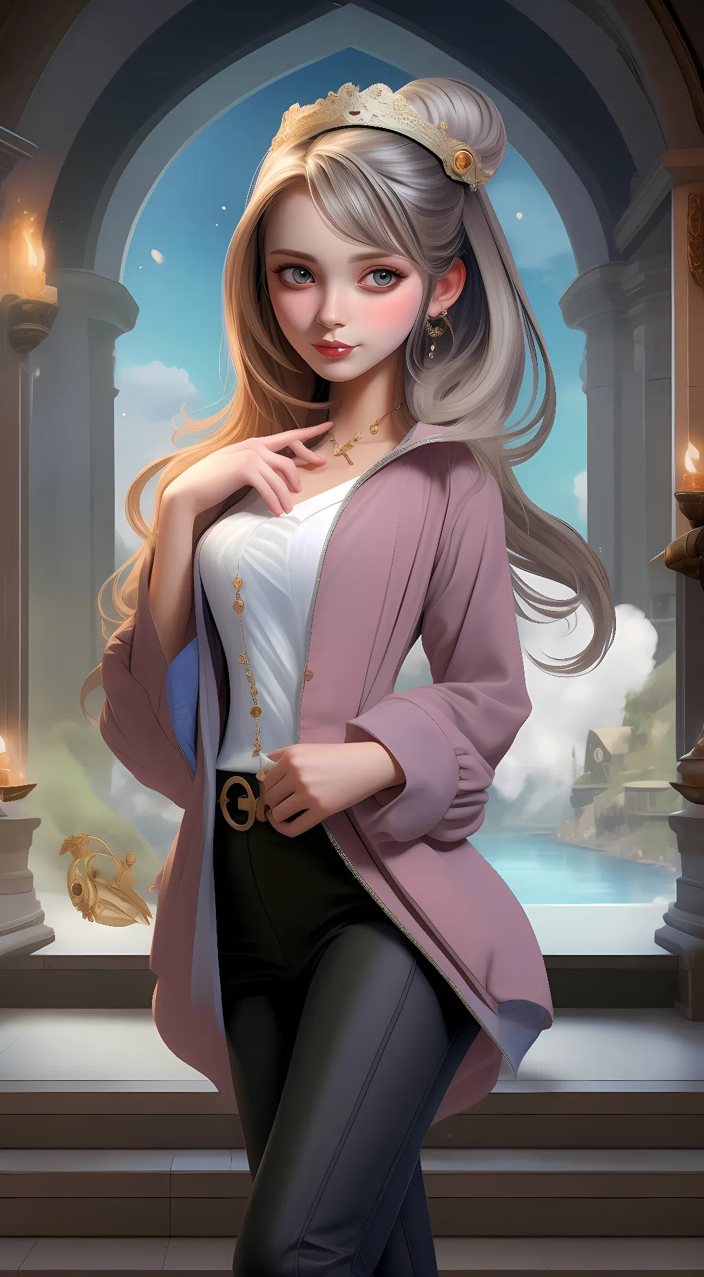 ai character: Ember background