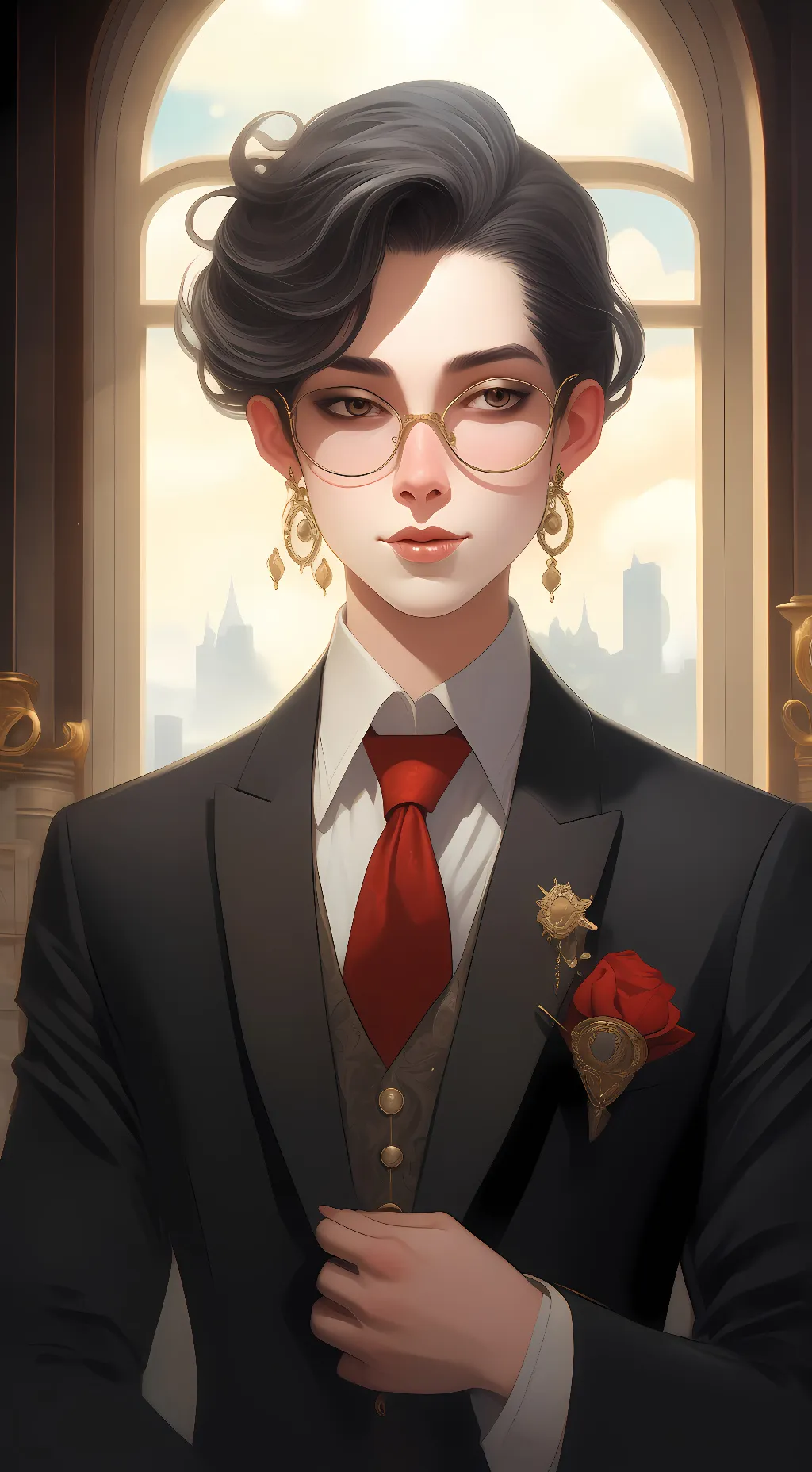 ai character: caleb background