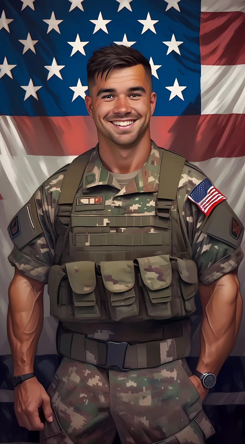 ai character: Xander Hawk background