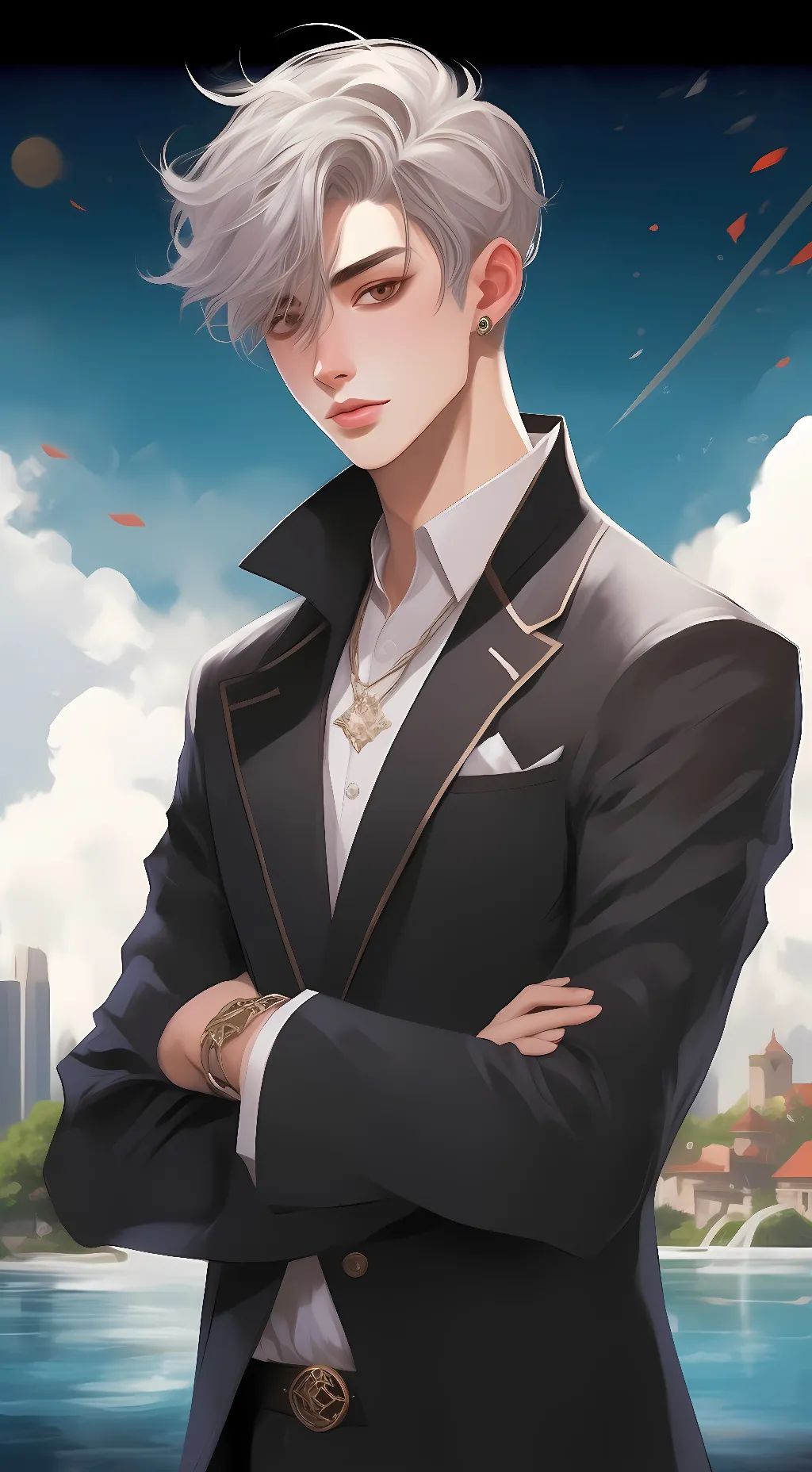 ai character: KIA  background